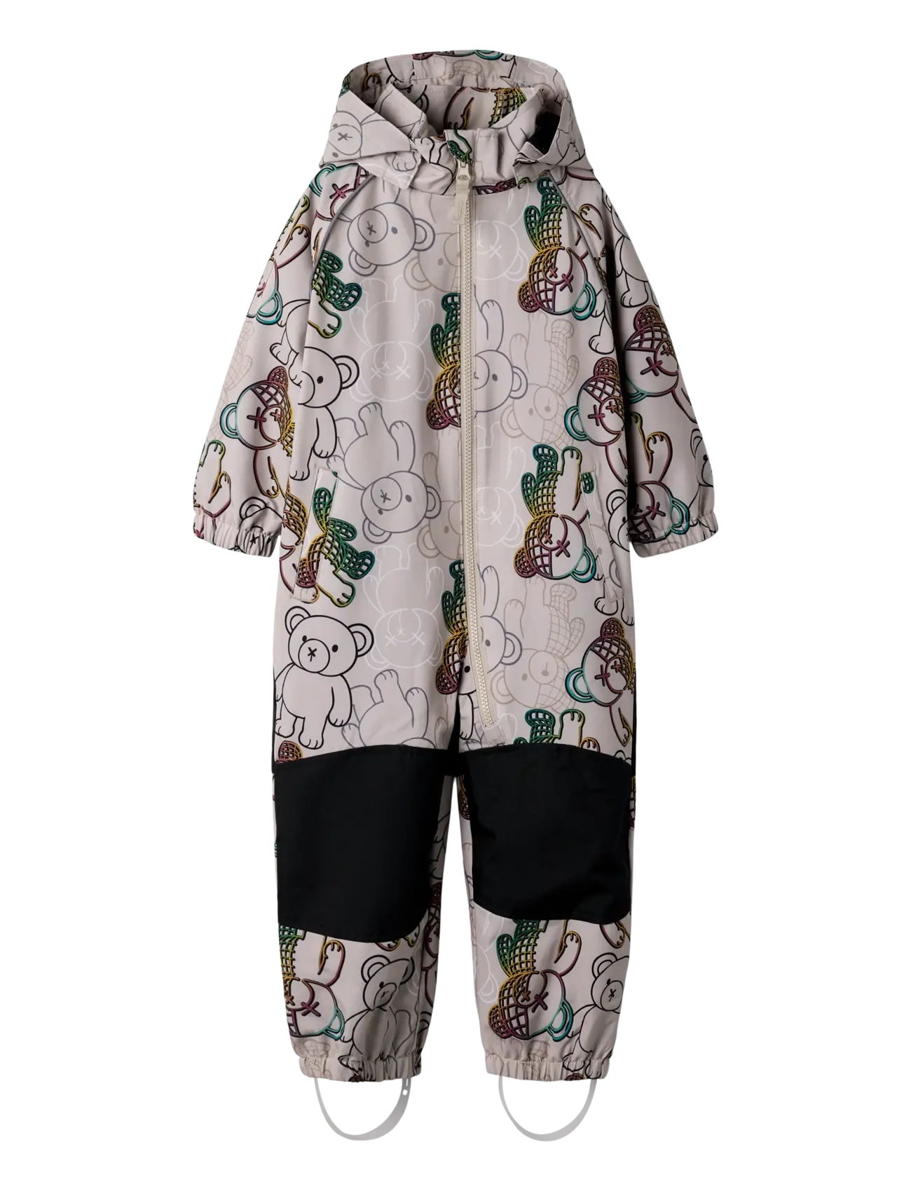 name it Nmmalfashell08 Suit Aop Fo, 116, Coveralls, Grau - Shell Kinder