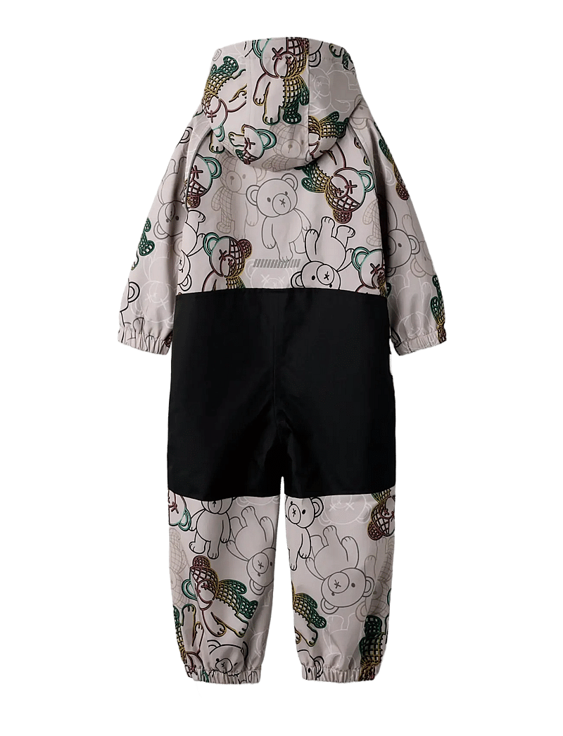 name it - NMMALFASHELL08 SUIT AOP FO - kombinezony shell - chateau gray - 1