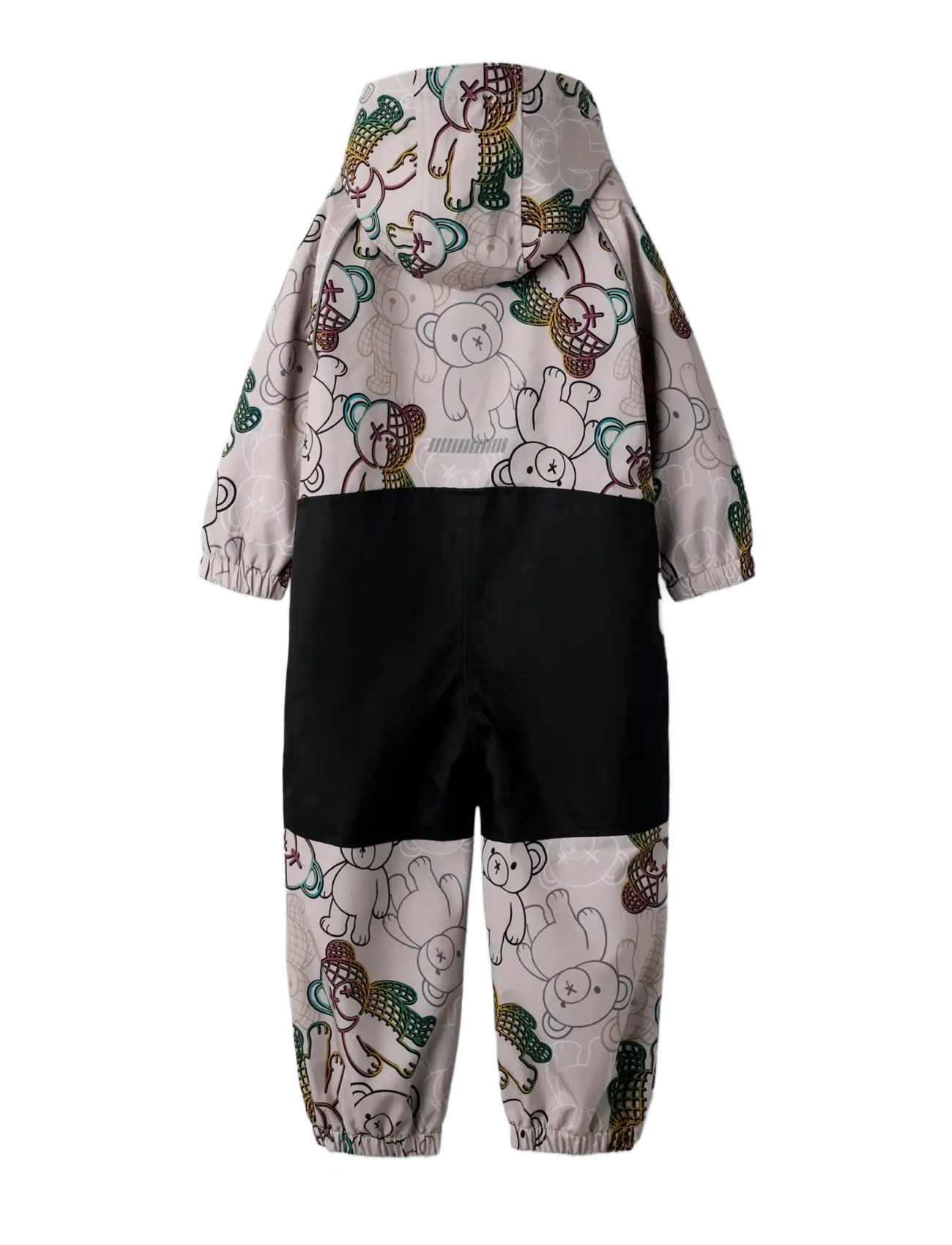 name it - NMMALFASHELL08 SUIT AOP FO - koorikkombinesoonid - chateau gray - 1
