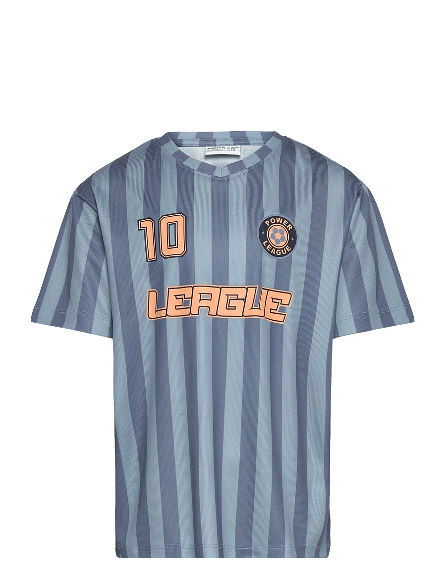 name it - NKMHIFOT SS NREG TOP - sporttoppar - blue fog - 0