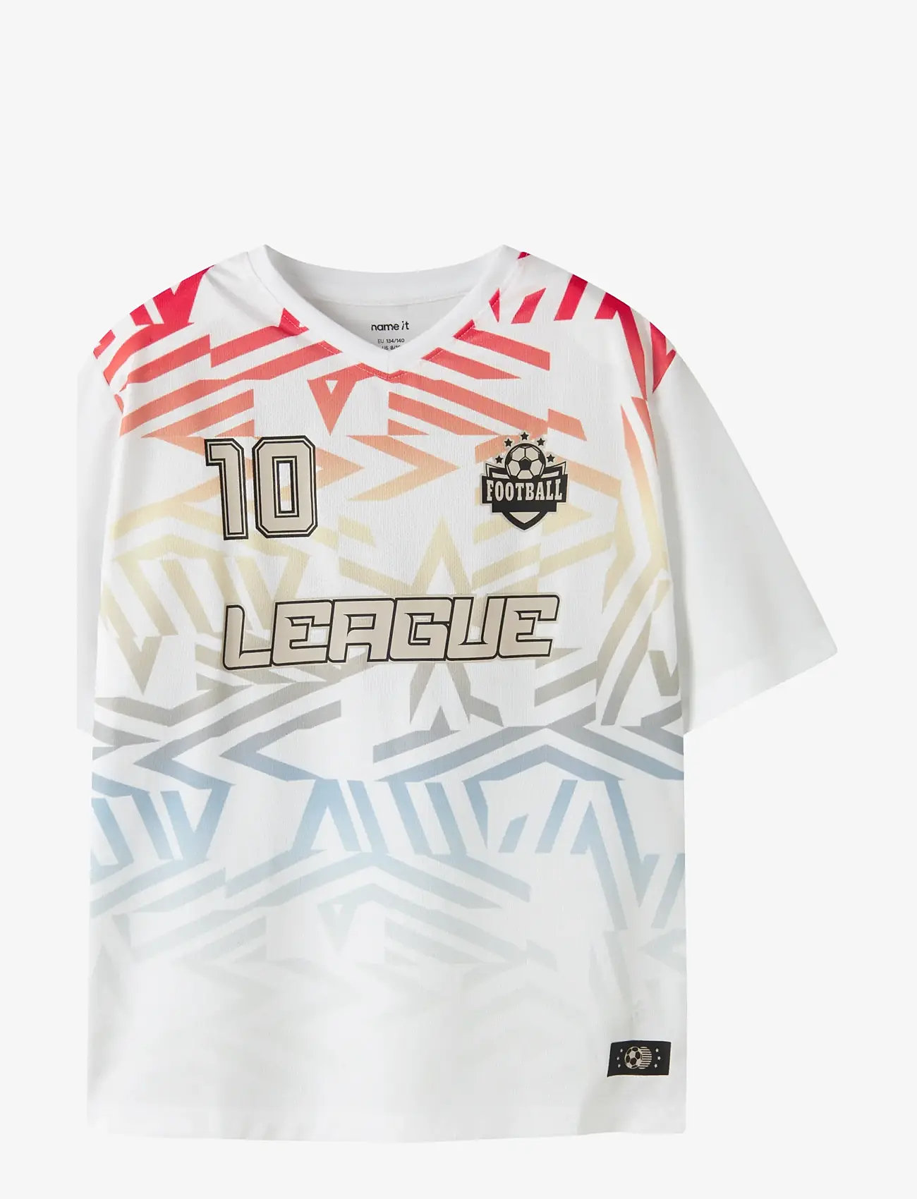 name it - NKMHIFOT SS NREG TOP - spordisärgid - bright white - 0