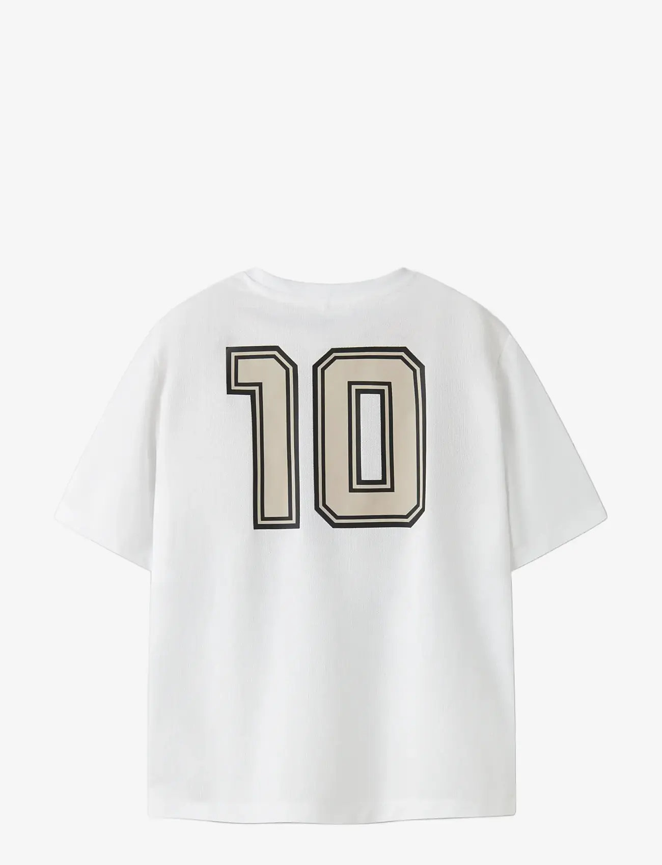 name it - NKMHIFOT SS NREG TOP - spordisärgid - bright white - 1