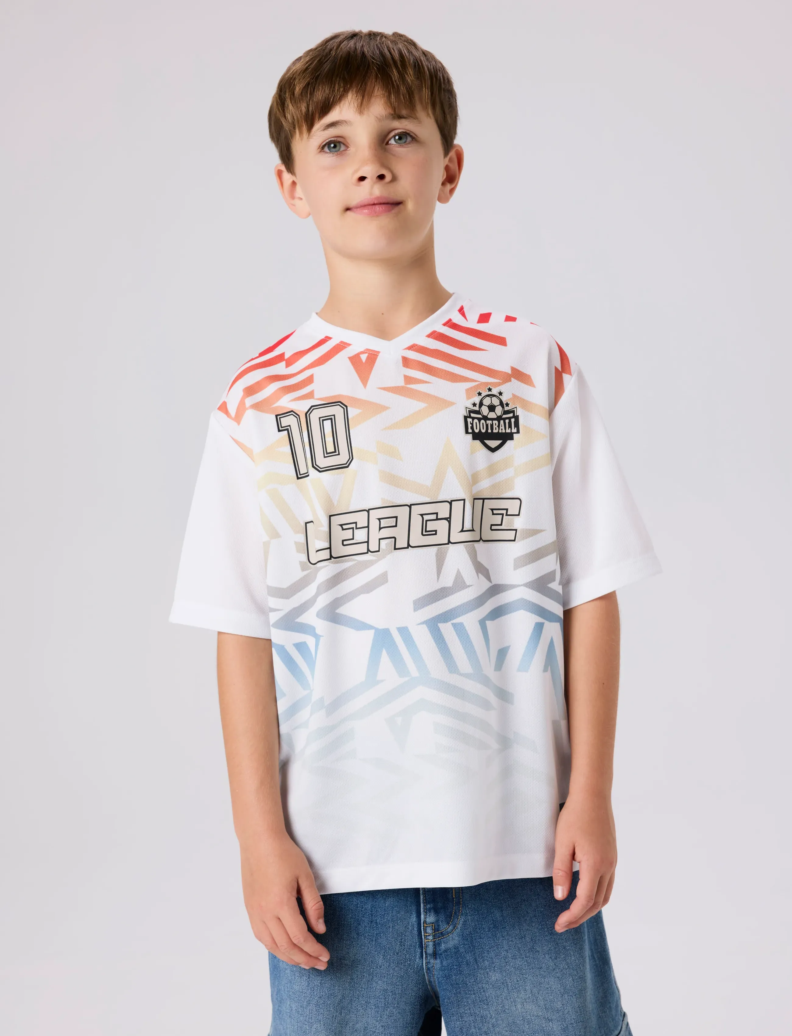name it - NKMHIFOT SS NREG TOP - sports tops - bright white - 3