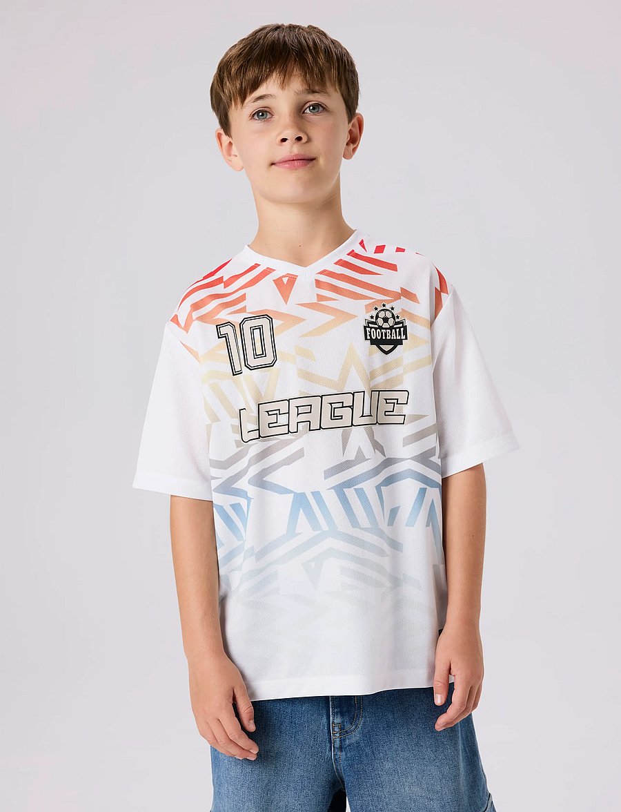 name it - NKMHIFOT SS NREG TOP - sportoberteile - bright white - 3