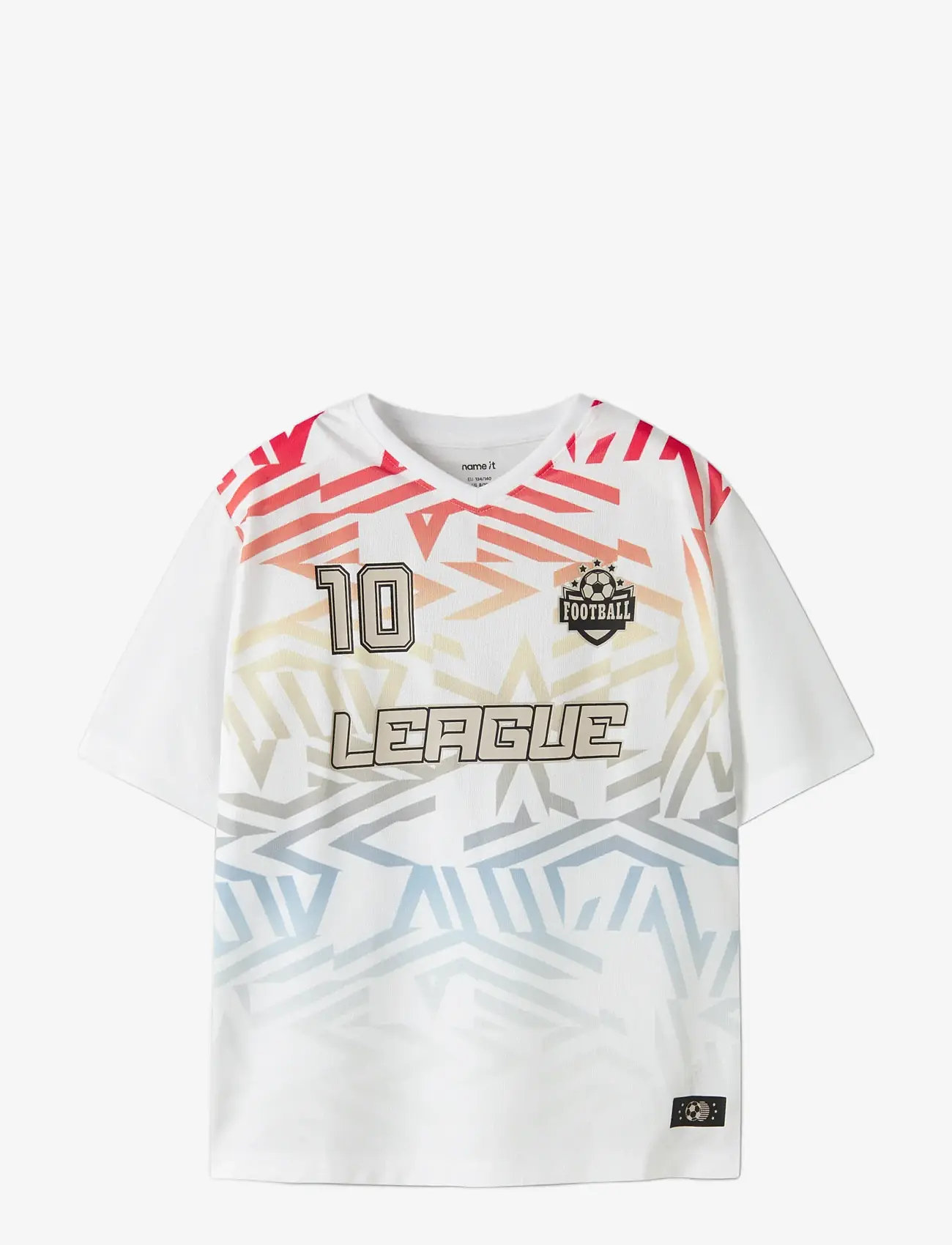 name it - NKMHIFOT SS NREG TOP - spordisärgid - bright white - 2