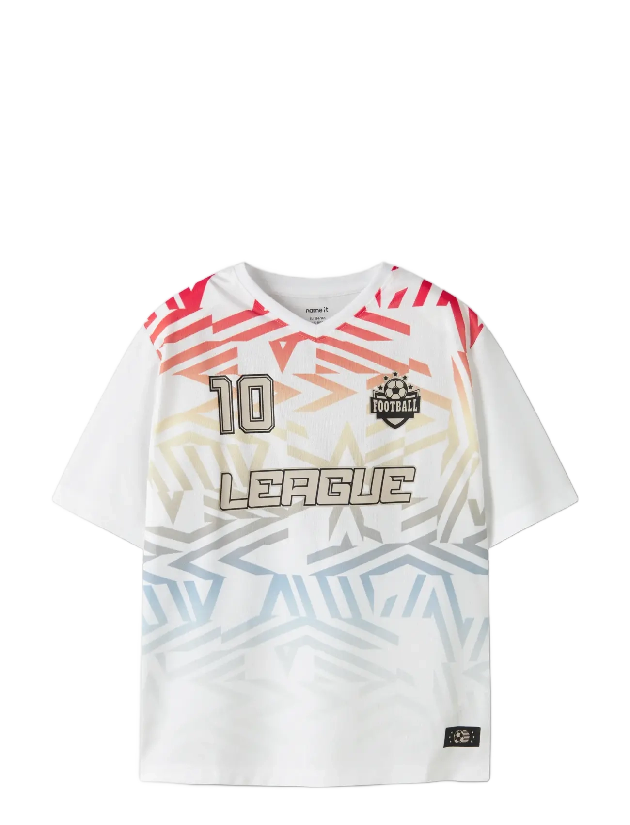 name it - NKMHIFOT SS NREG TOP - sports tops - bright white - 2