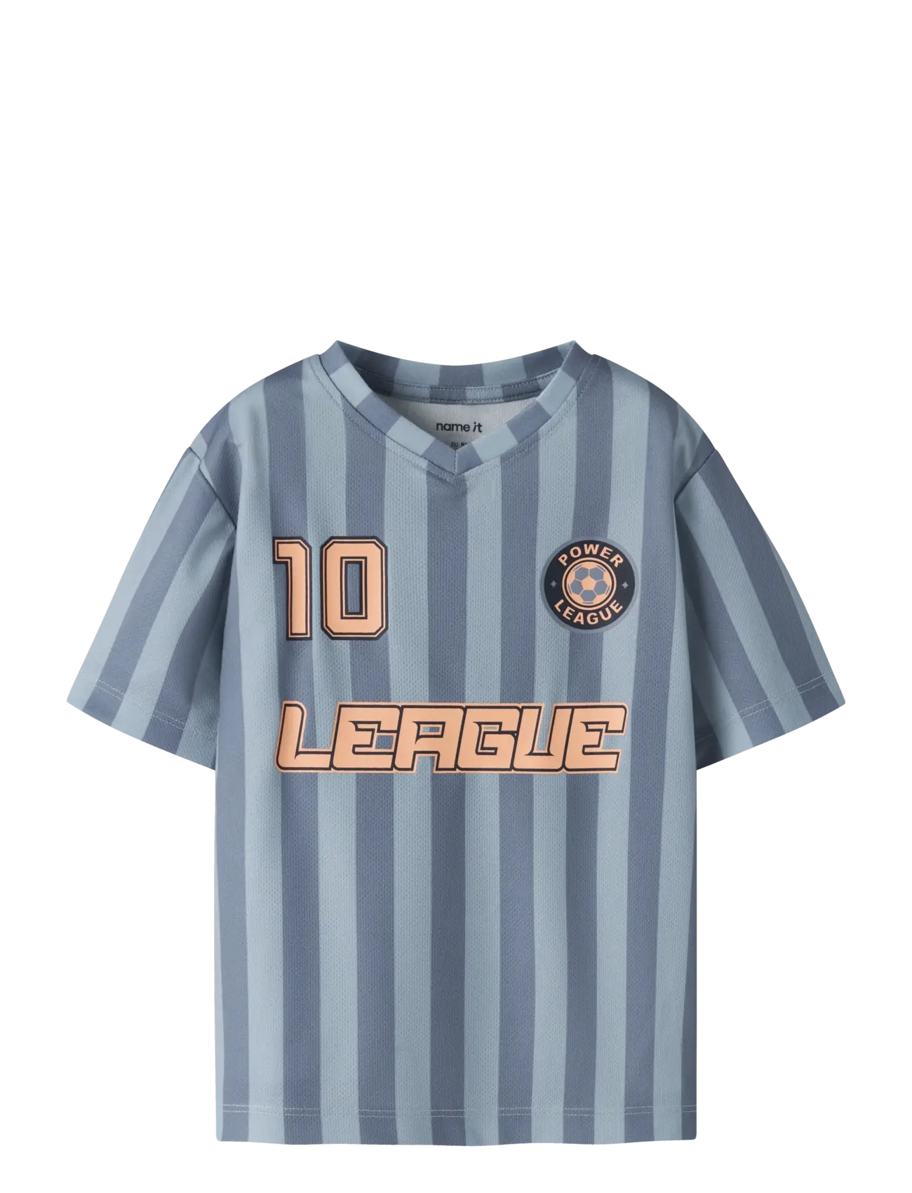 name it NMMHIFOT SS NREG TOP - Fußballoberteile - BLUE FOG / blue