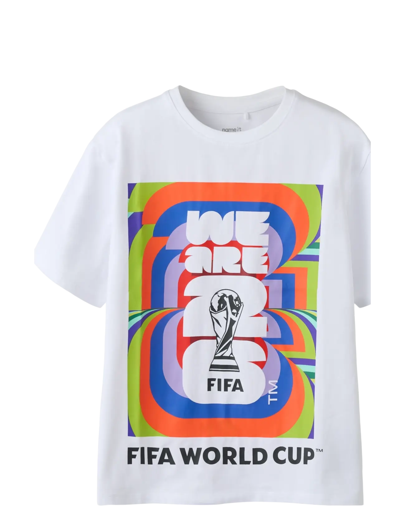 name it NKMMACS FIFA SS NREG TOP BOX OUS - Tøj - BRIGHT WHITE / white