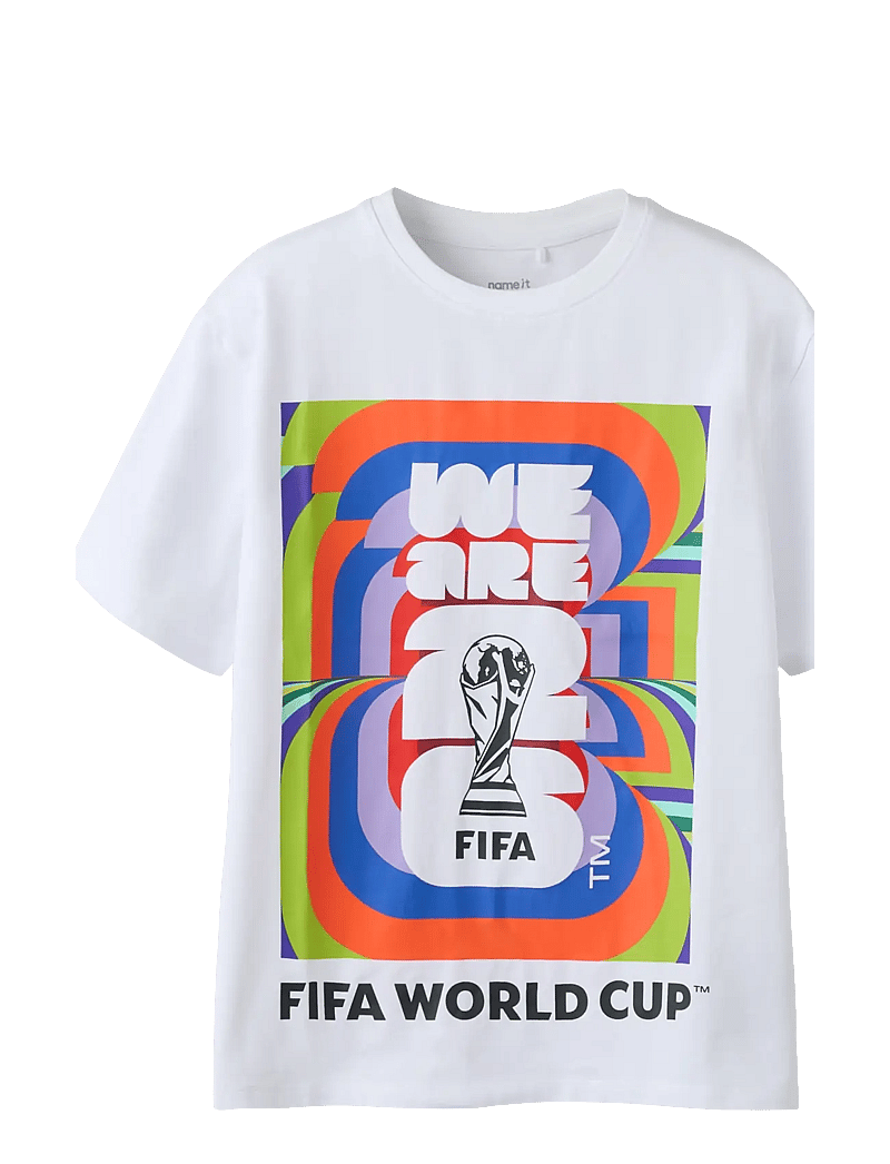 name it - NKMMACS FIFA SS NREG TOP BOX OUS - sportstoppe - bright white - 0