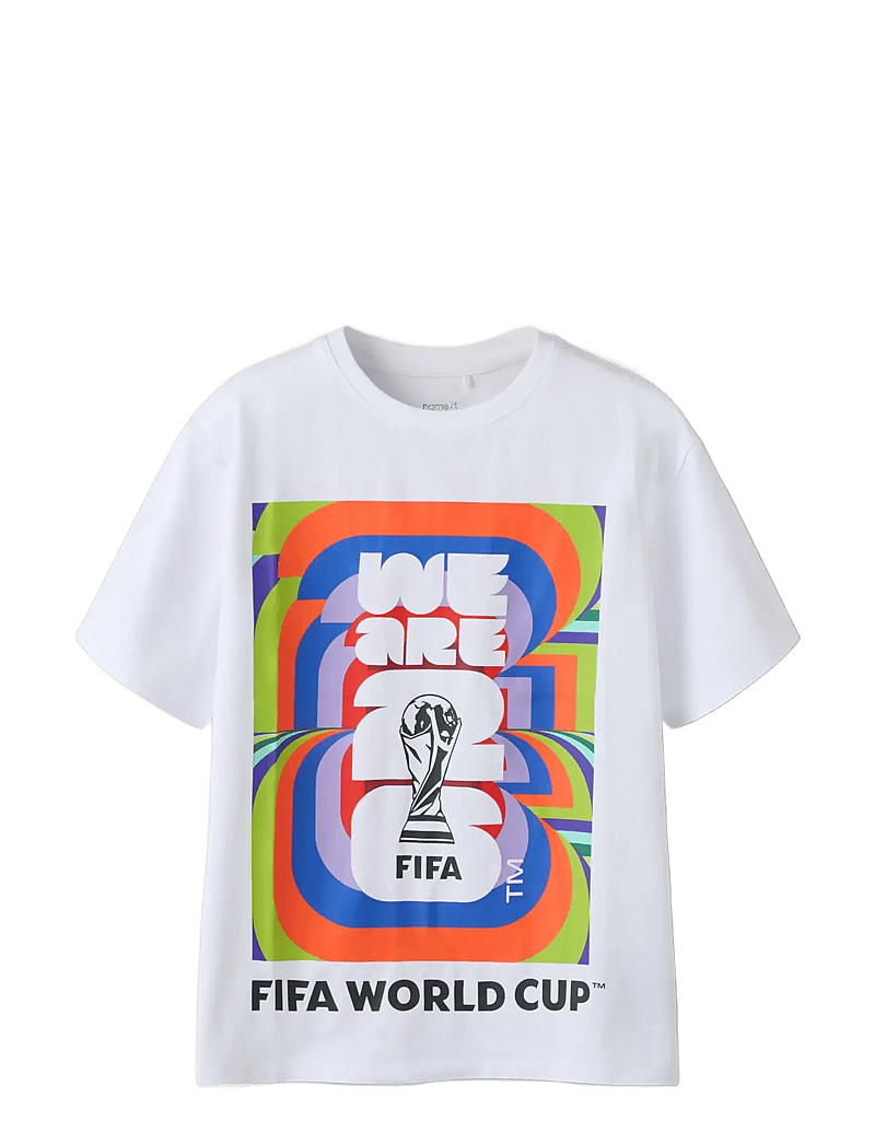 name it - NKMMACS FIFA SS NREG TOP BOX OUS - sportstoppe - bright white - 2