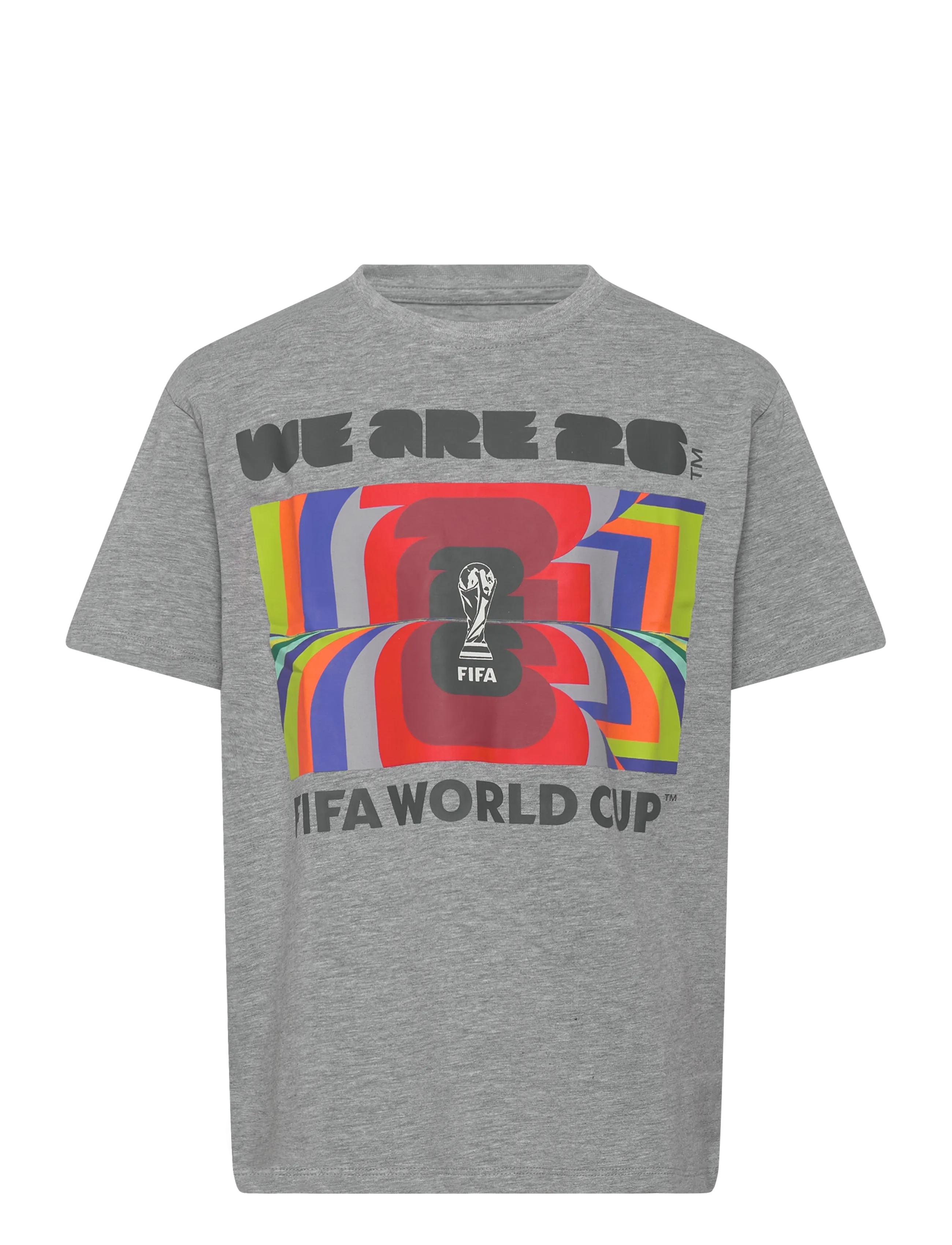 name it - NKMMACS FIFA SS NREG TOP BOX OUS - sportoberteile - grey melange - 0