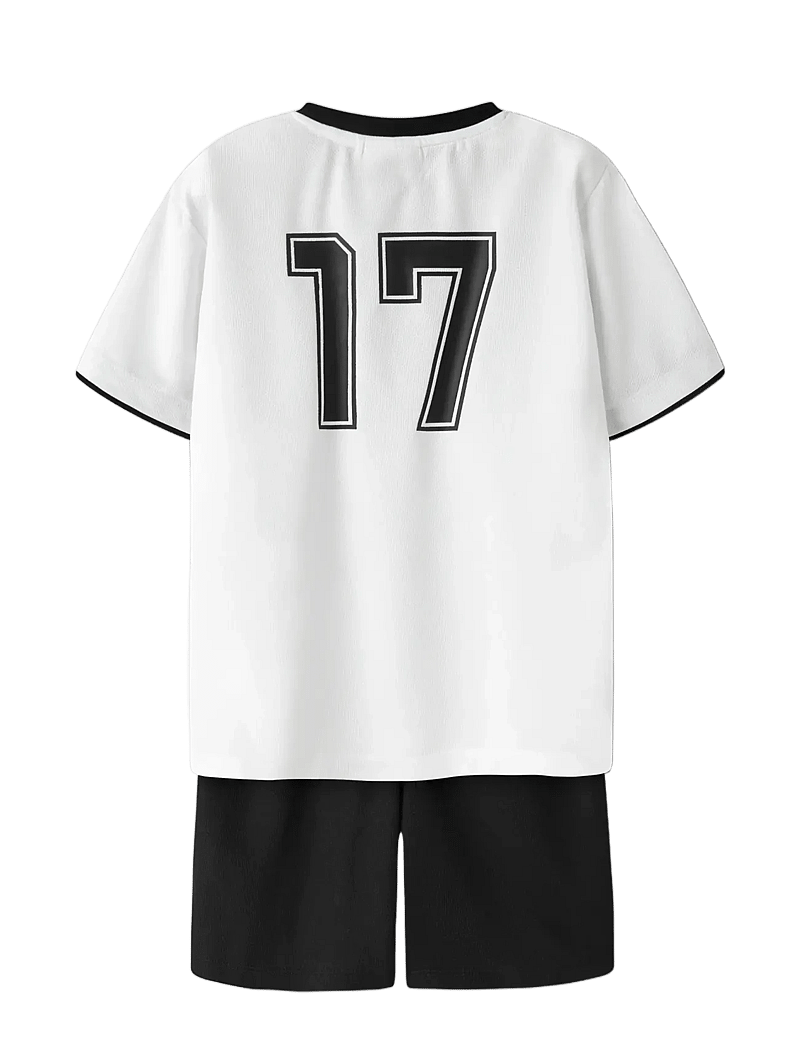name it - NKNHITEAM SHORT SET - sportstoppe - bright white - 1