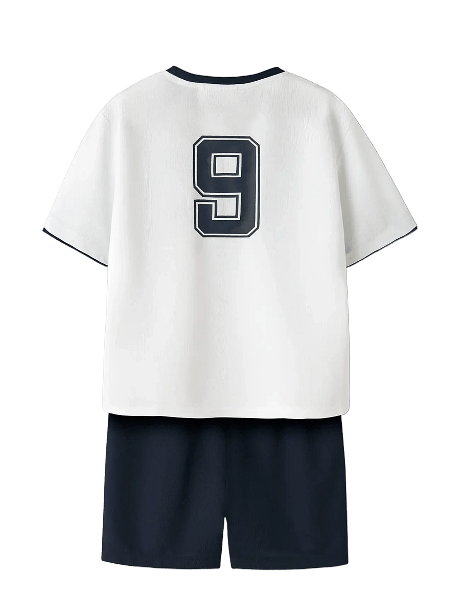 name it - NKNHITEAM SHORT SET - sportstoppe - bright white - 1