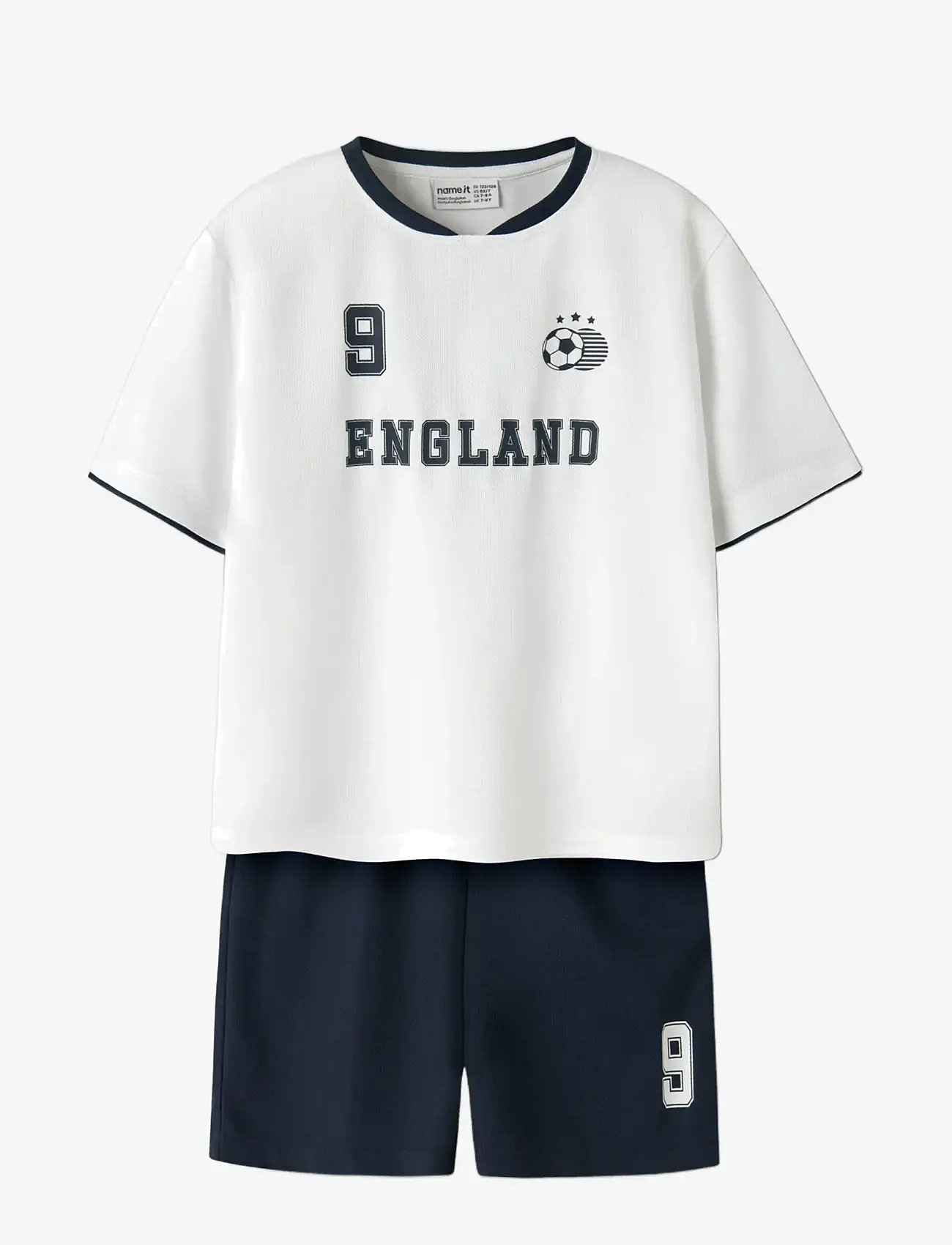 name it - NKNHITEAM SHORT SET - sports tops - bright white - 2