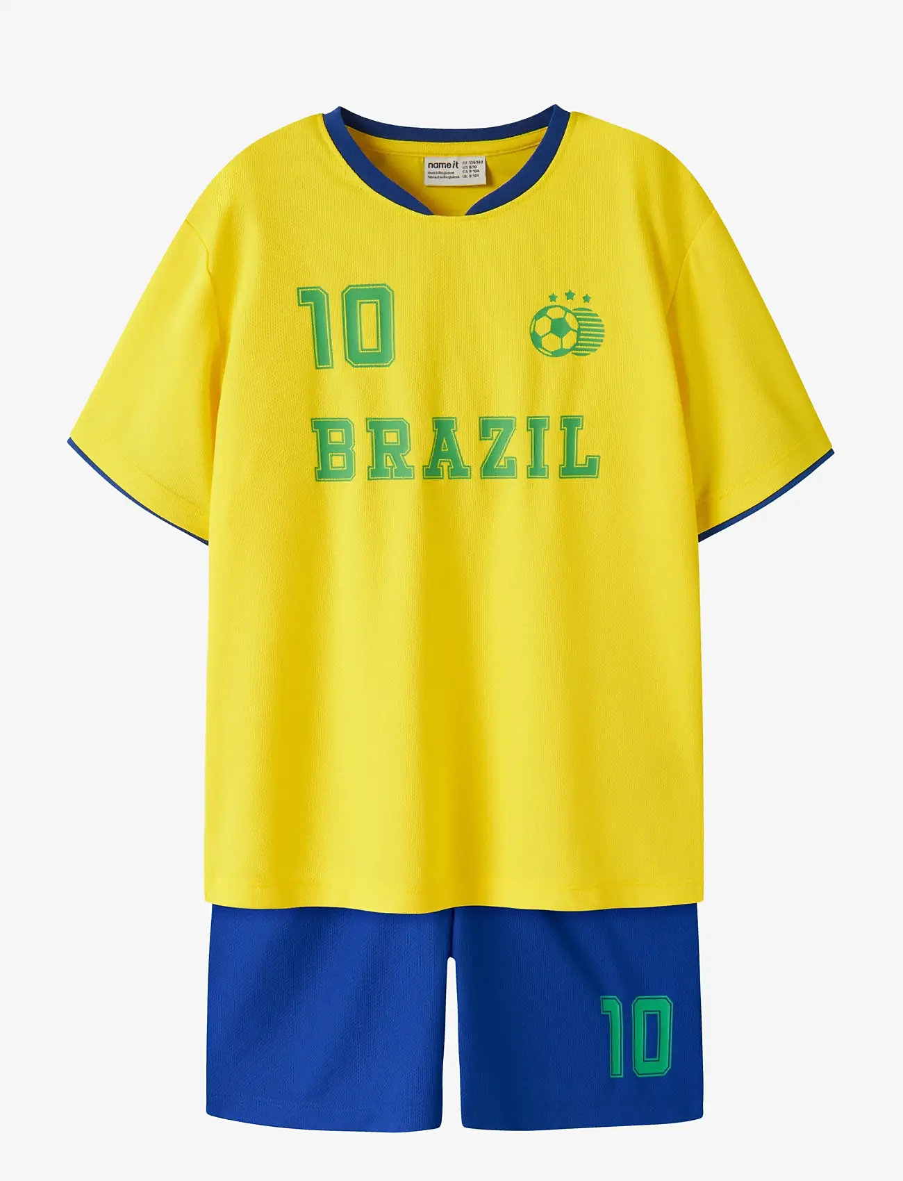 name it - NKNHITEAM SHORT SET - sportstoppe - empire yellow - 0