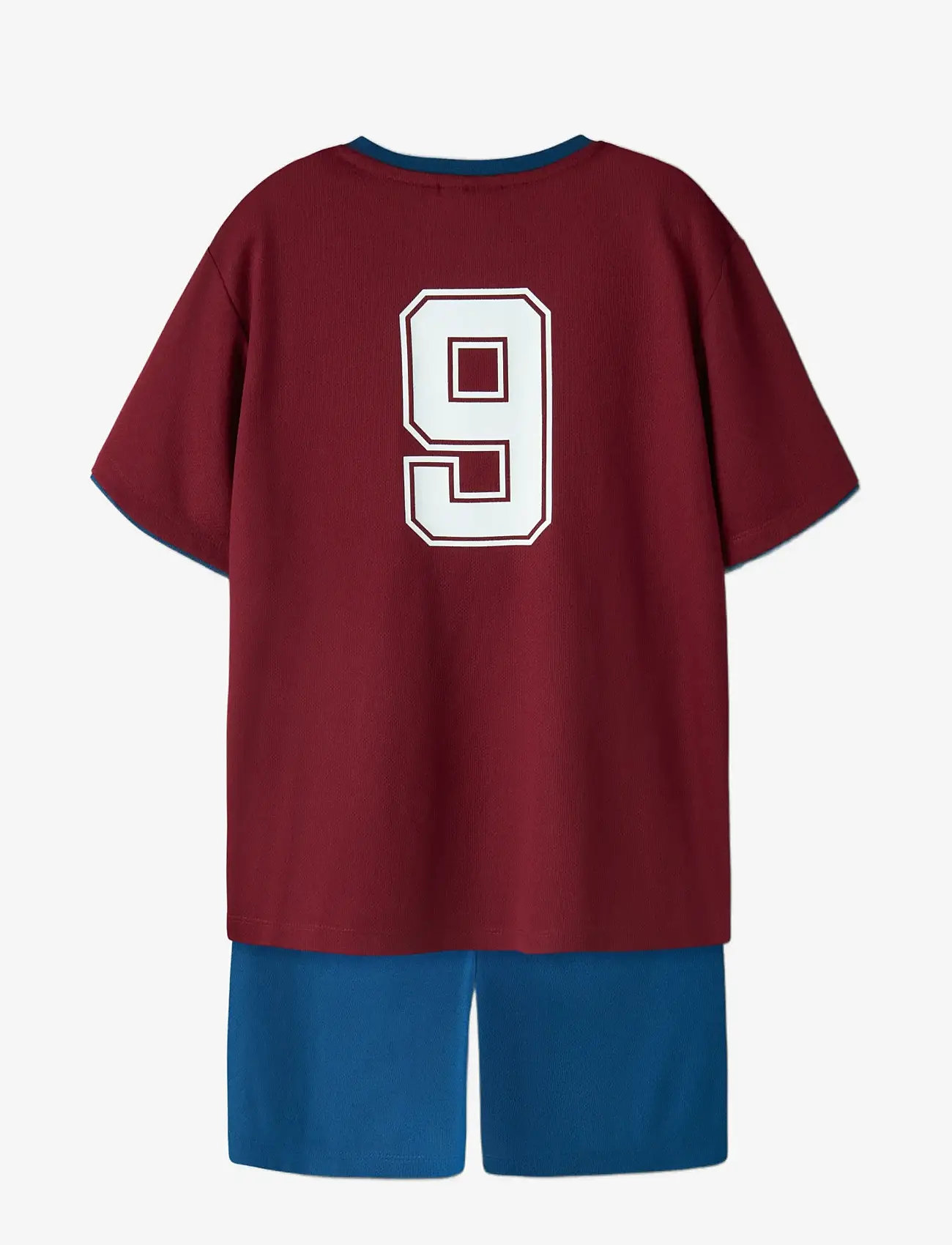 name it - NKNHITEAM SHORT SET - sportstoppe - rhubarb - 1