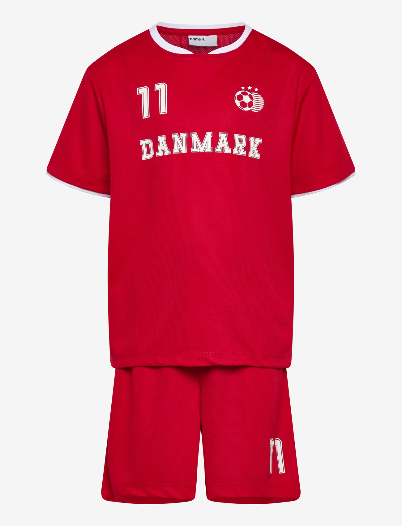 name it - NKNHITEAM SHORT SET - sporttoppar - true red - 0