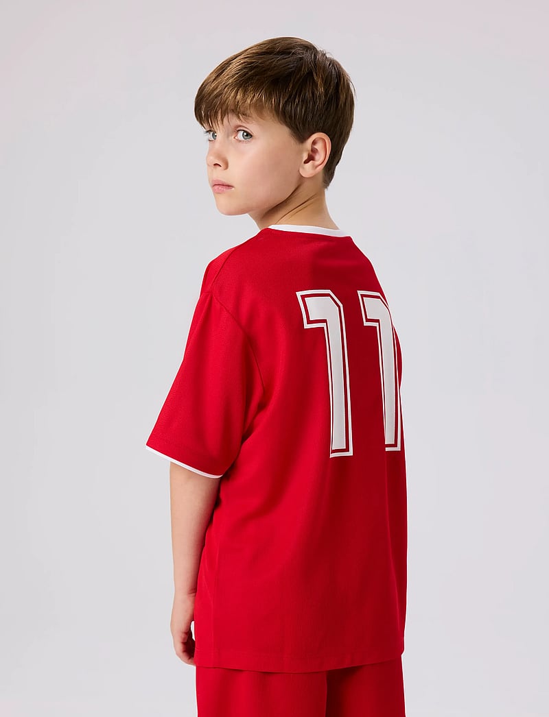 name it - NKNHITEAM SHORT SET - sporttoppar - true red - 5