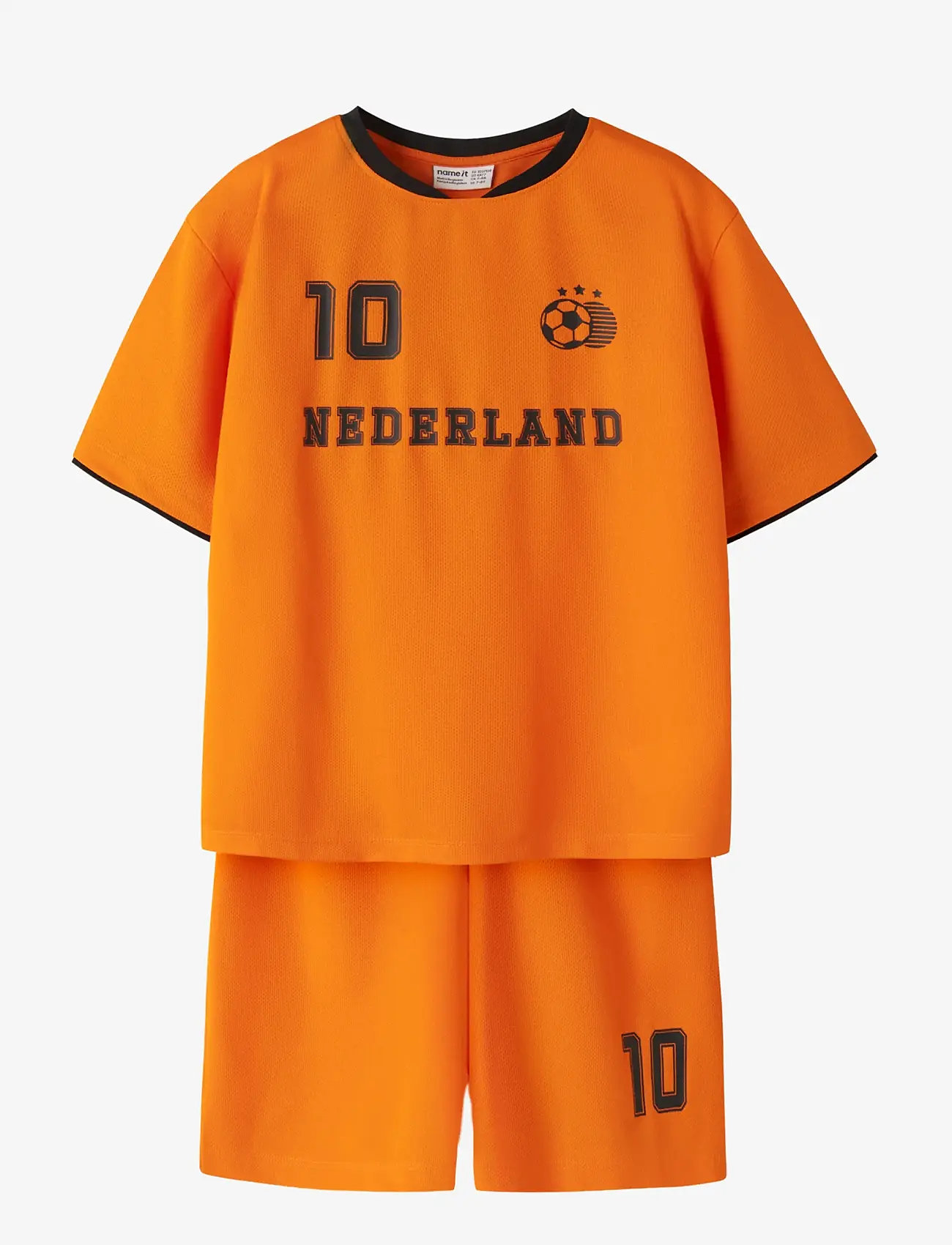 name it - NKNHITEAM SHORT SET - sportstoppe - vibrant orange - 0