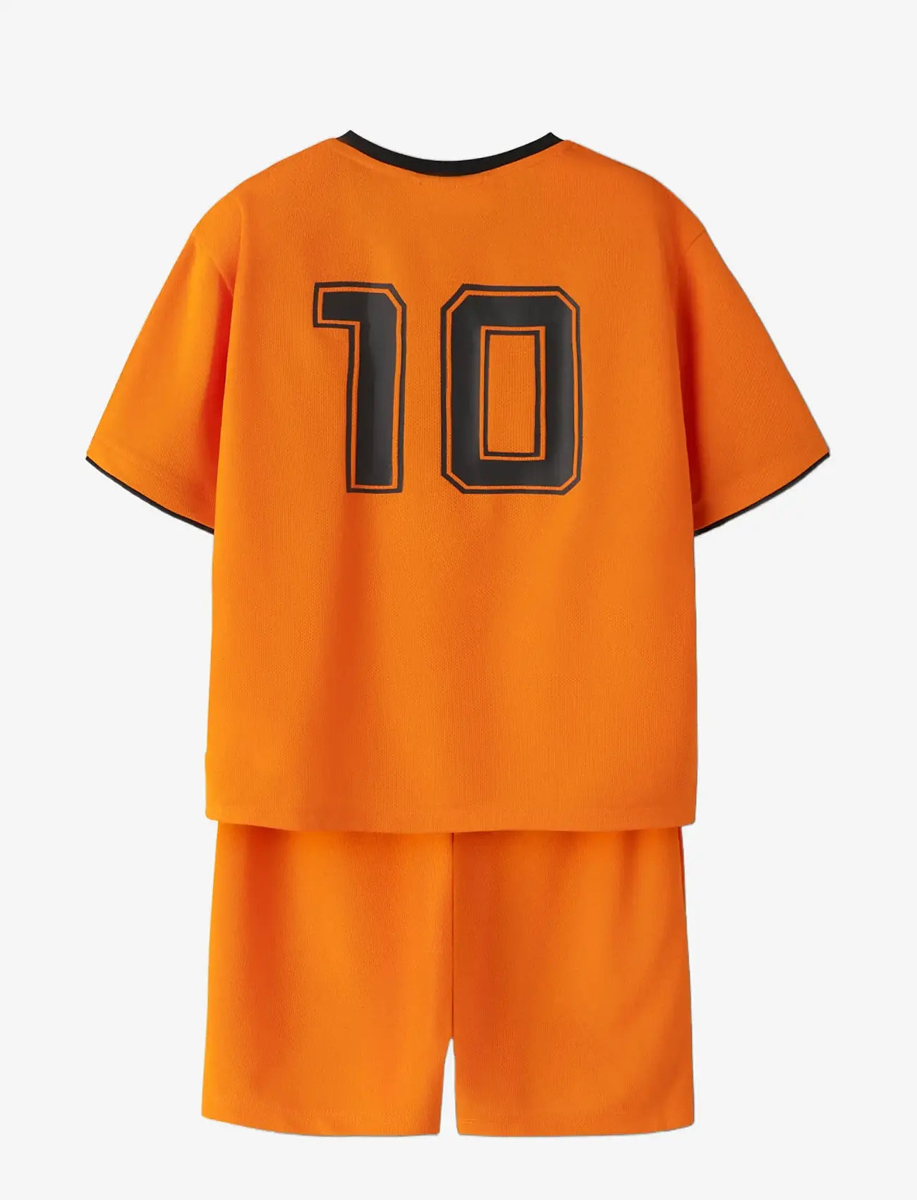 name it - NKNHITEAM SHORT SET - sportstoppe - vibrant orange - 1