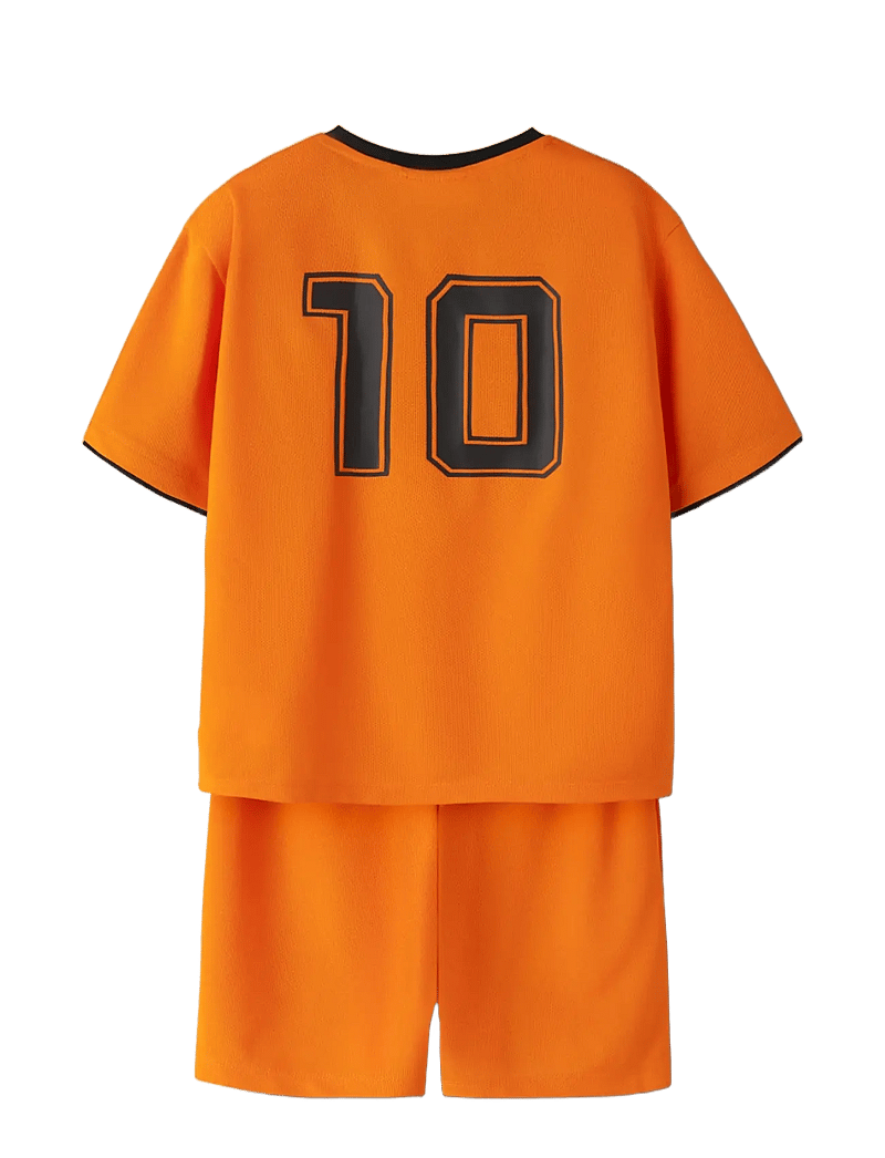 name it - NKNHITEAM SHORT SET - sportstoppe - vibrant orange - 1