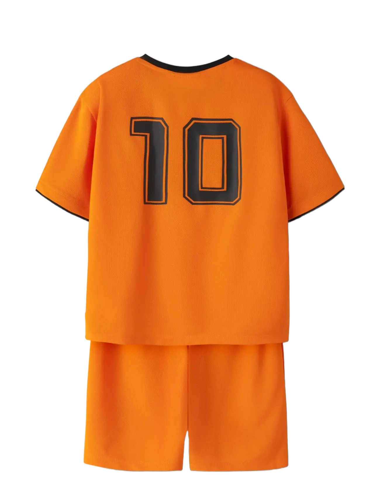 name it - NKNHITEAM SHORT SET - sports tops - vibrant orange - 1