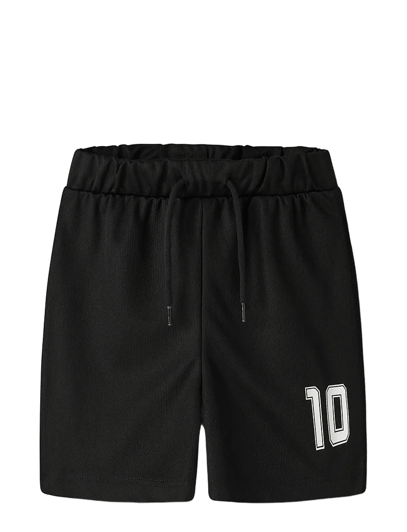 name it - NMNHITEAM SHORT SET - sportstoppe - black - 2
