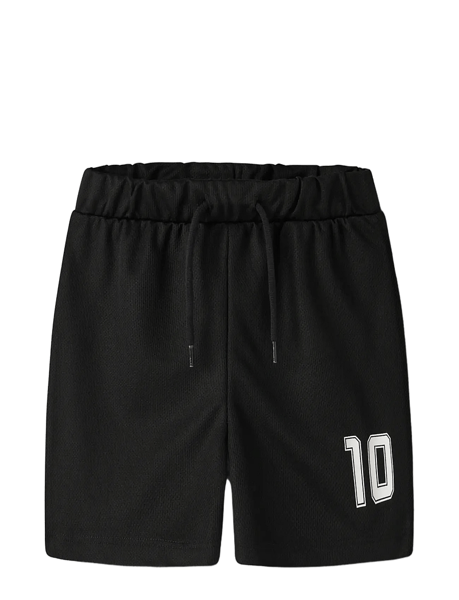 name it - NMNHITEAM SHORT SET - urheilutopit - black - 2