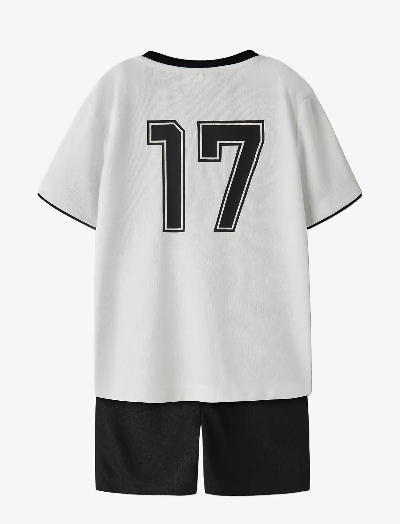 name it - NMNHITEAM SHORT SET - sportstoppe - bright white - 1