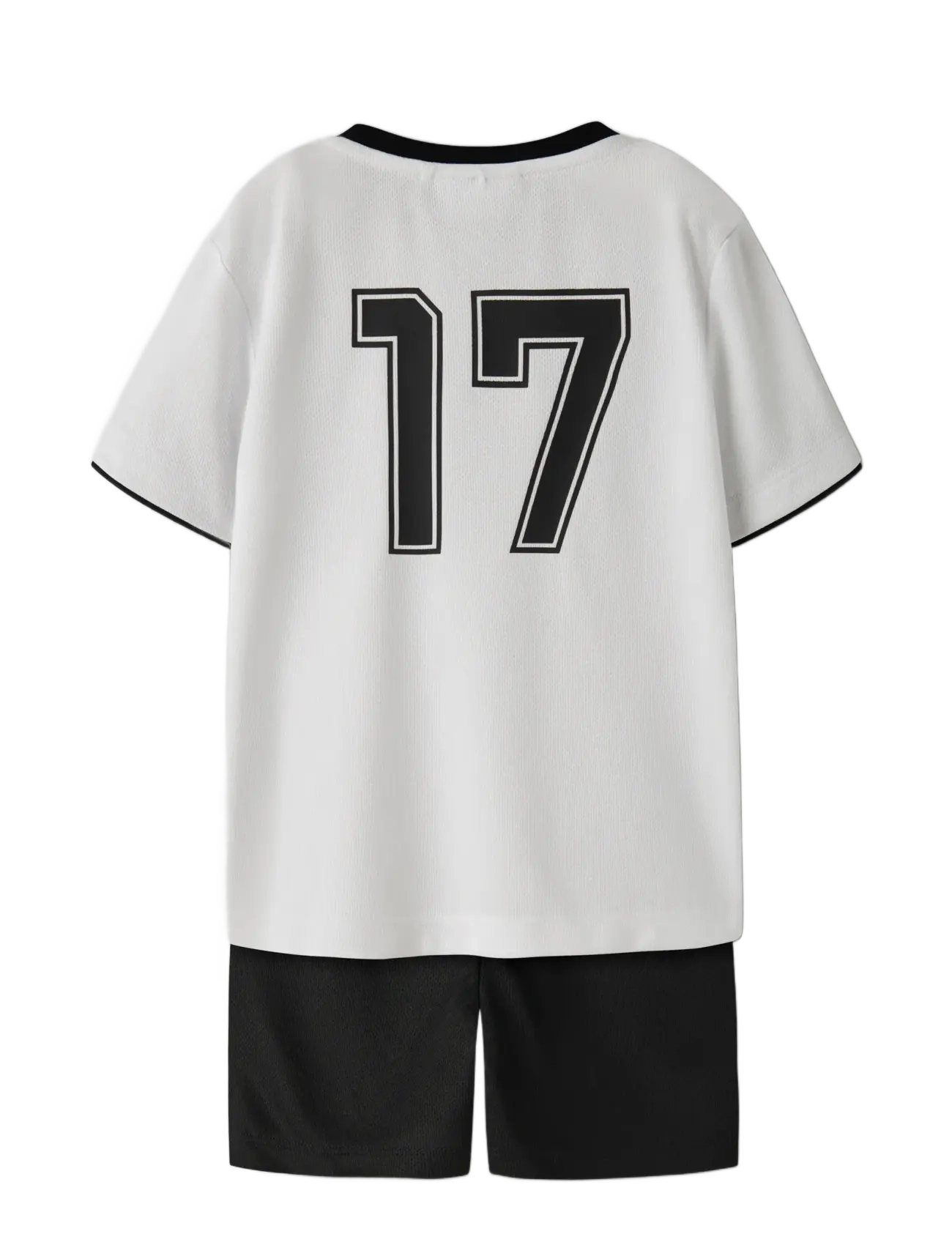 name it - NMNHITEAM SHORT SET - gode sommertilbud - bright white - 1