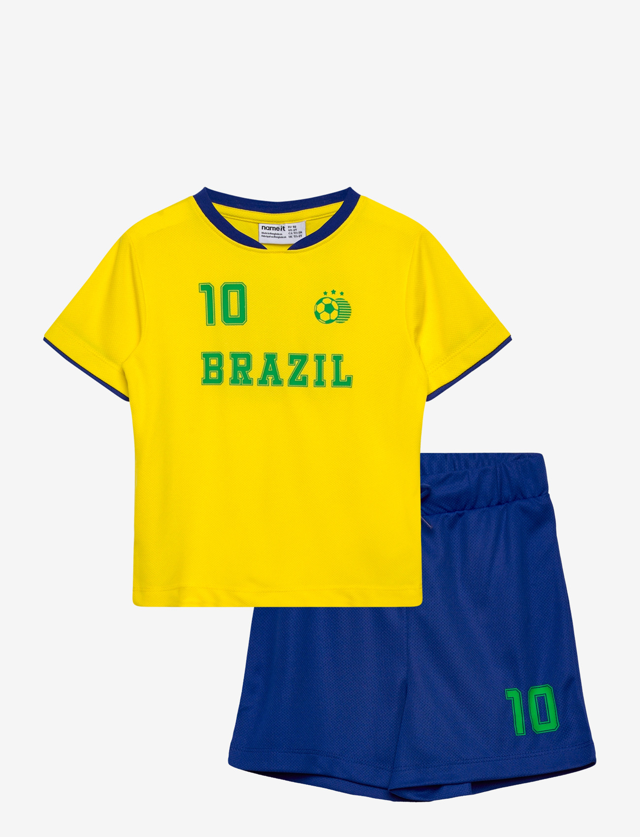 name it - NMNHITEAM SHORT SET - sportstoppe - empire yellow - 0