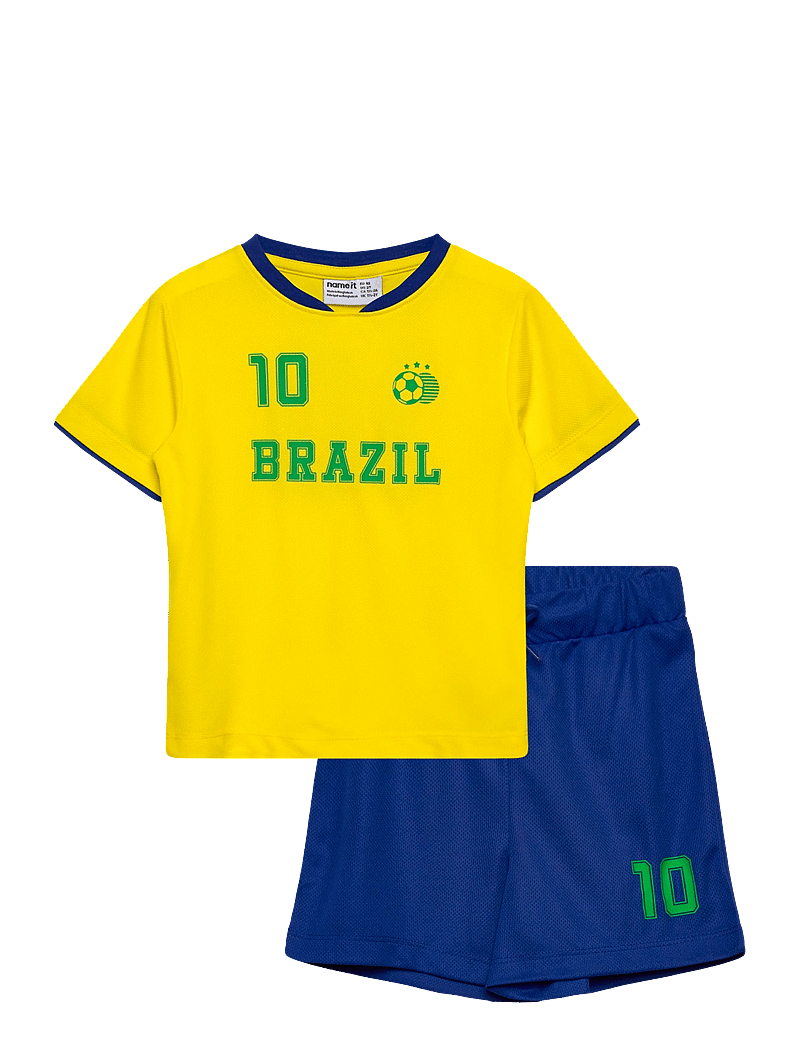 name it - NMNHITEAM SHORT SET - sportstoppe - empire yellow - 0