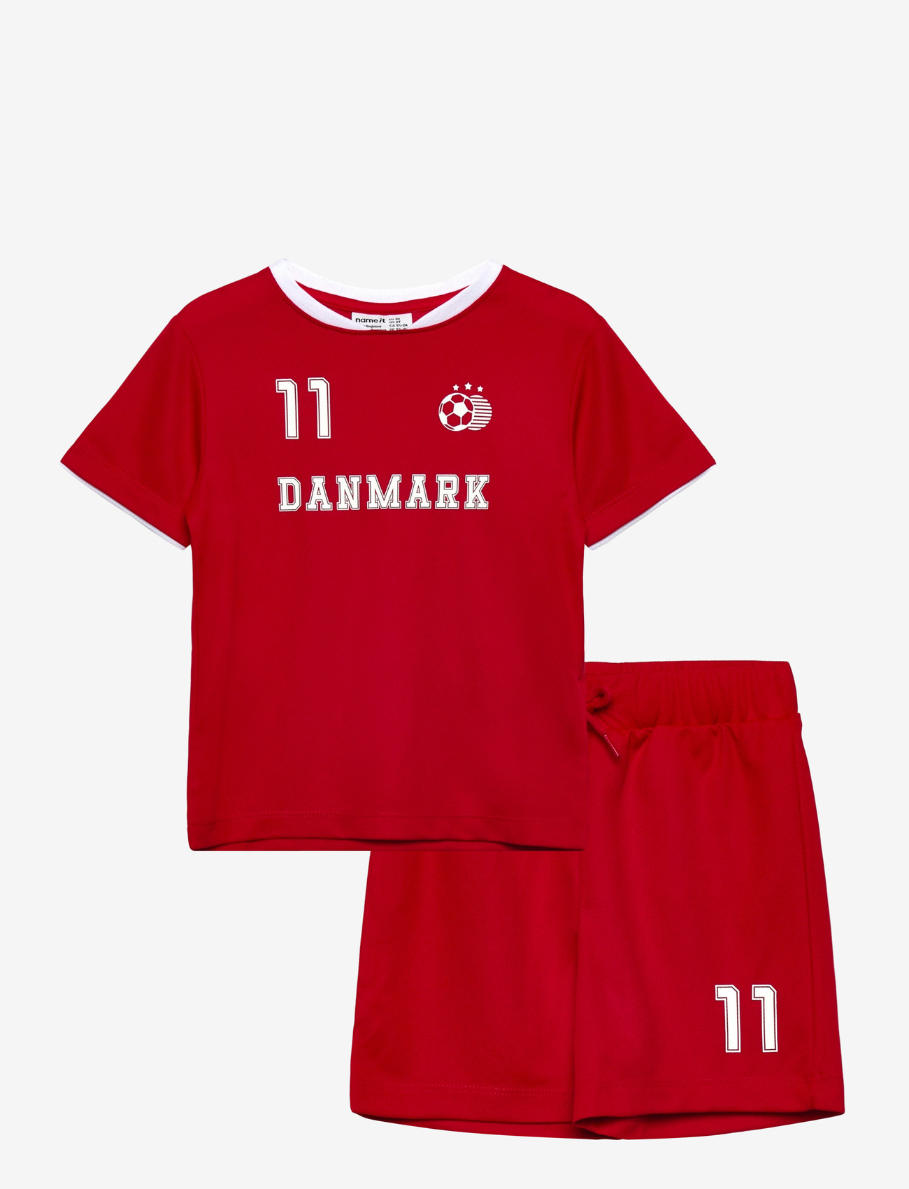 name it - NMNHITEAM SHORT SET - sports tops - true red - 0