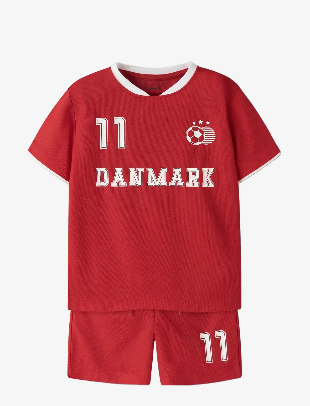 name it - NMNHITEAM SHORT SET - sports tops - true red - 3