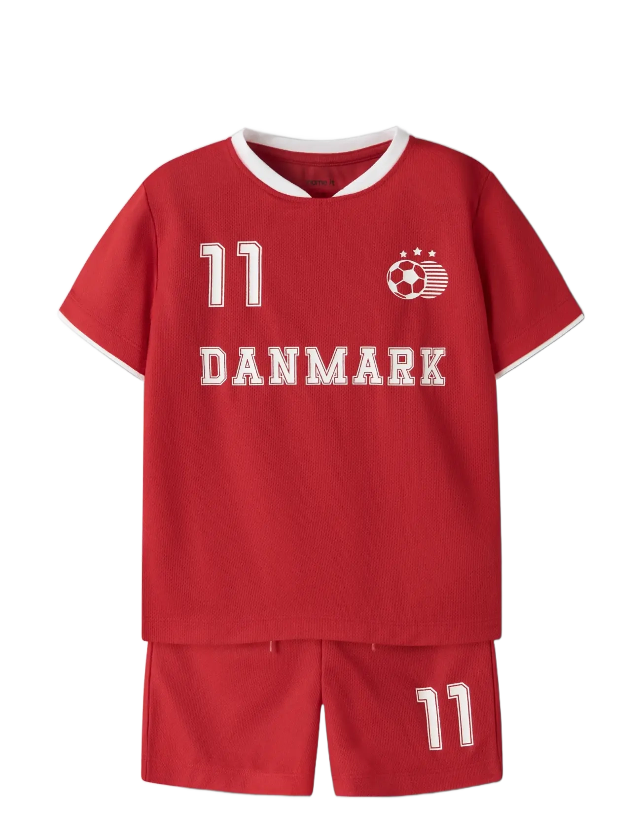 name it - NMNHITEAM SHORT SET - sportoberteile - true red - 3