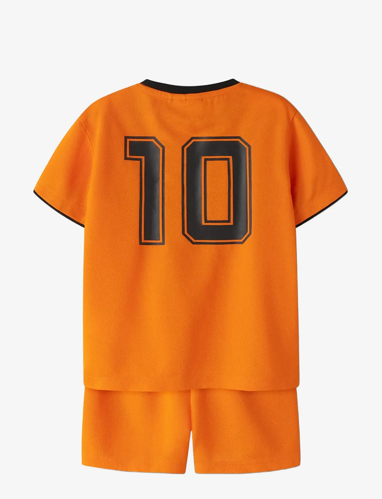 name it - NMNHITEAM SHORT SET - sportstoppe - vibrant orange - 1