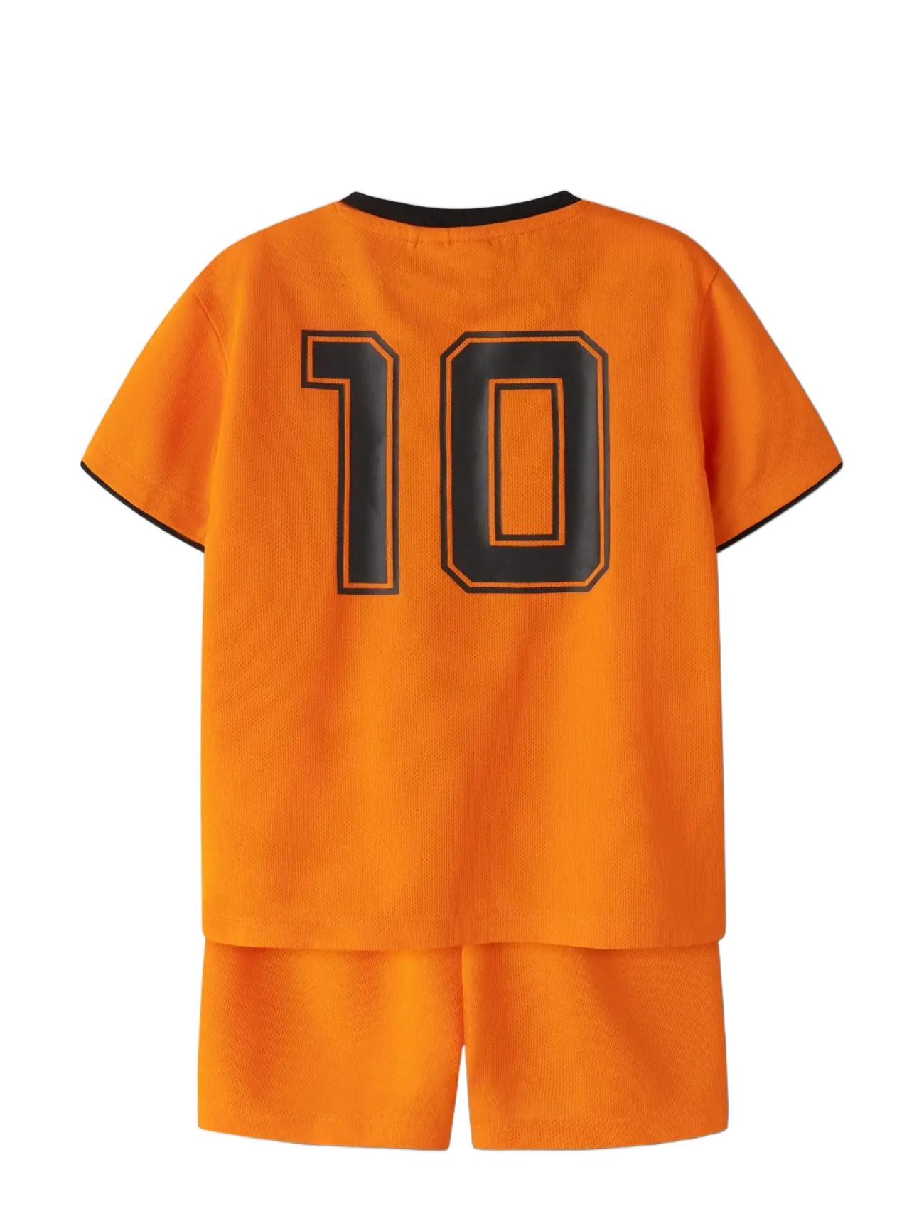 name it - NMNHITEAM SHORT SET - sporta topi - vibrant orange - 1