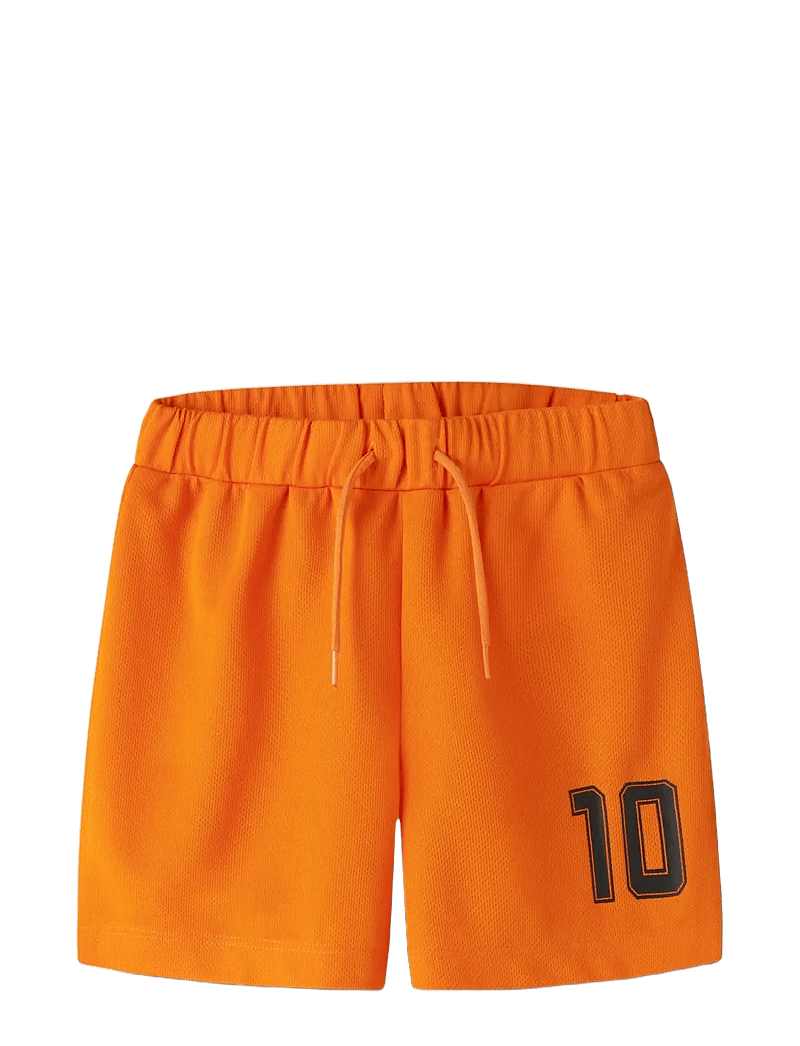 name it - NMNHITEAM SHORT SET - sportstoppe - vibrant orange - 2