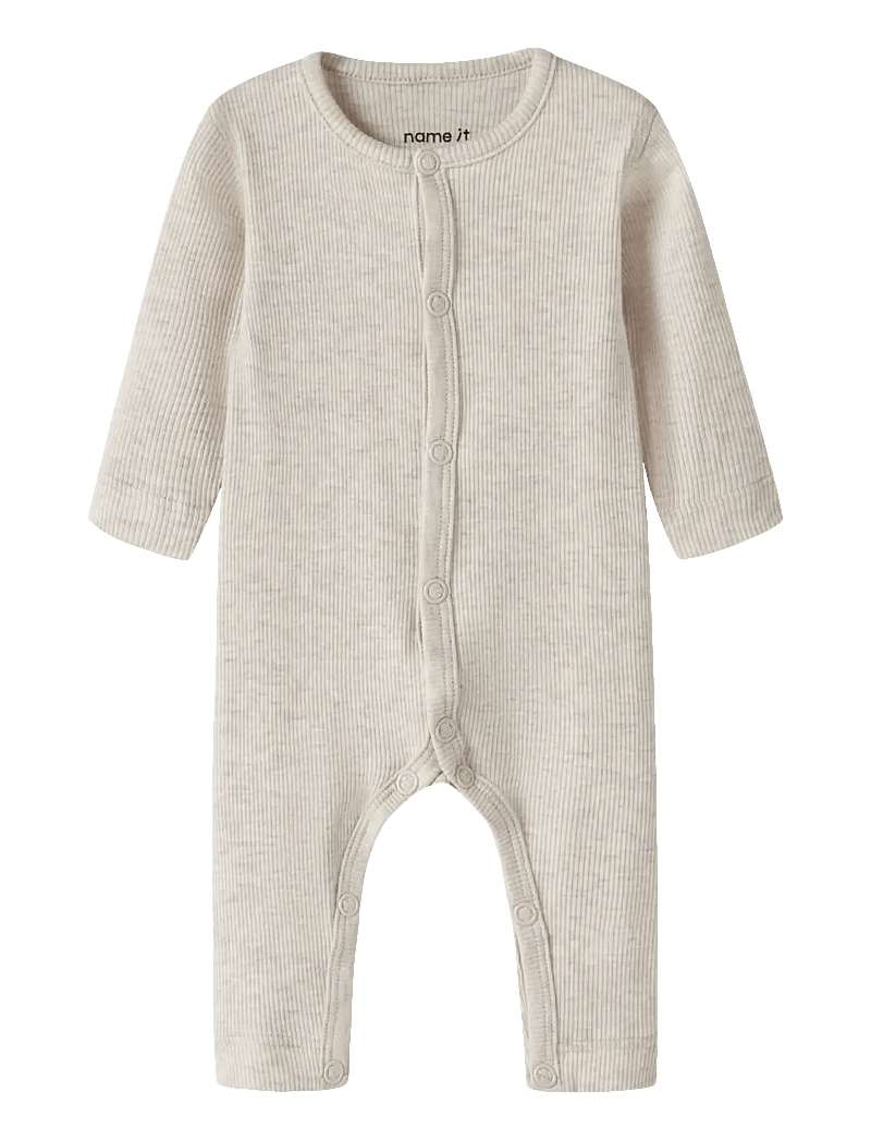 name it - NBNWILKAB LS SUIT - langærmede heldragter - peyote melange - 0