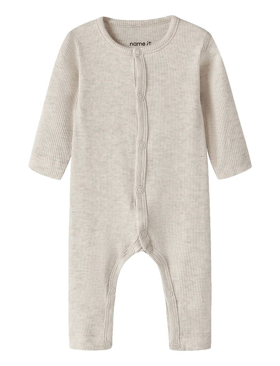 name it - NBNWILKAB LS SUIT - langärmelig - peyote melange - 0