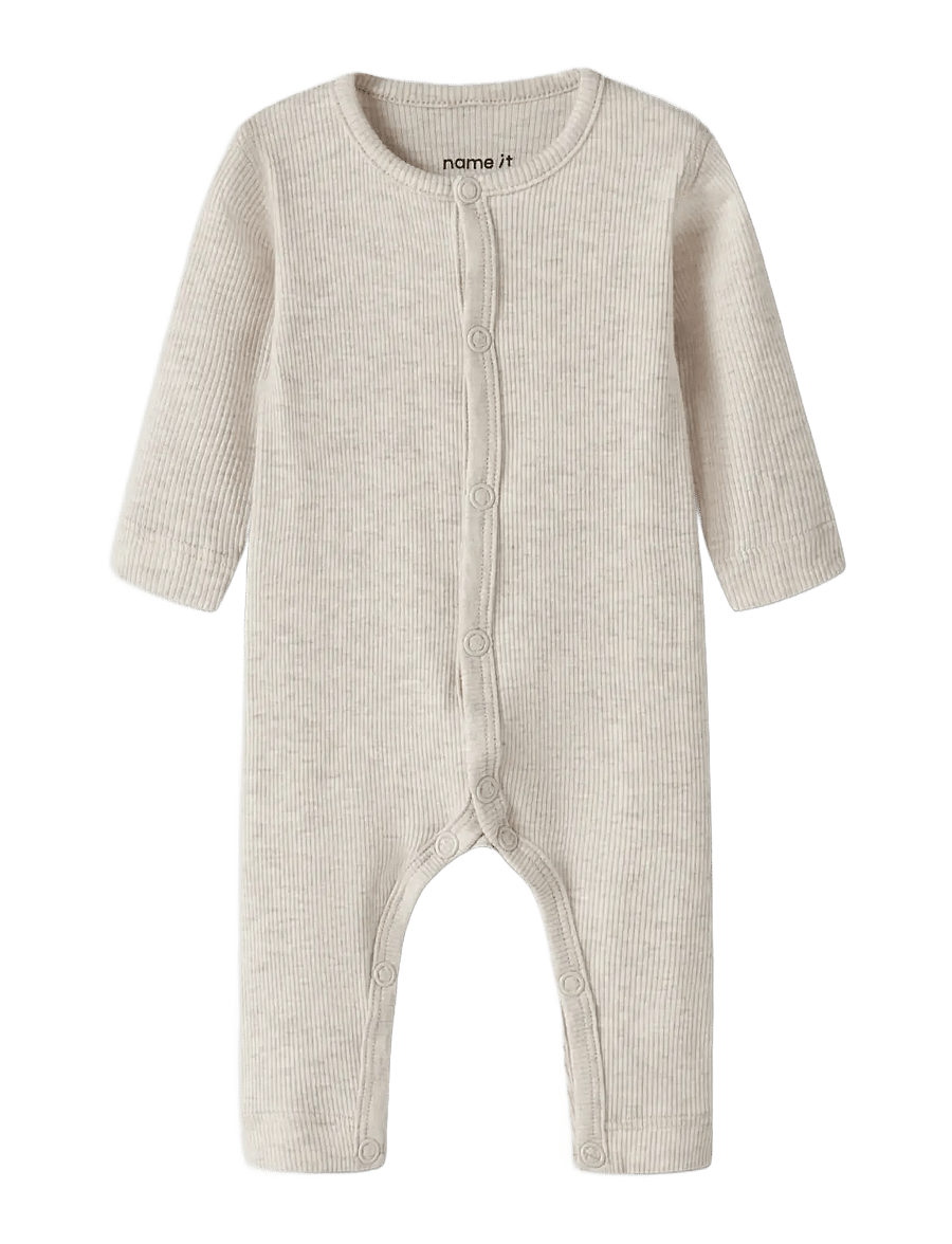 name it - NBNWILKAB LS SUIT - langärmelig - peyote melange - 3