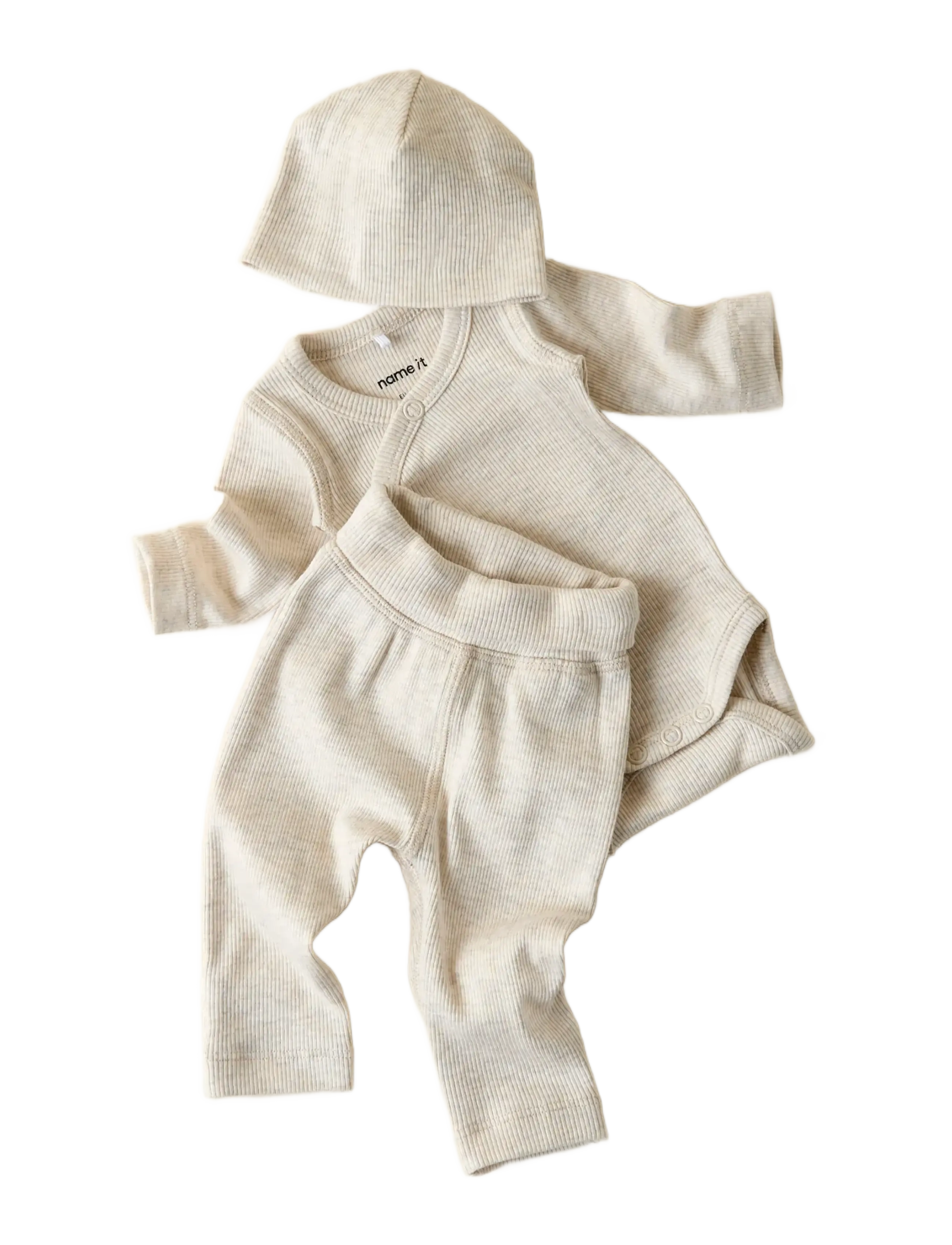 name it - NBNWILKAB PANT - babyhosen - peyote melange - 2