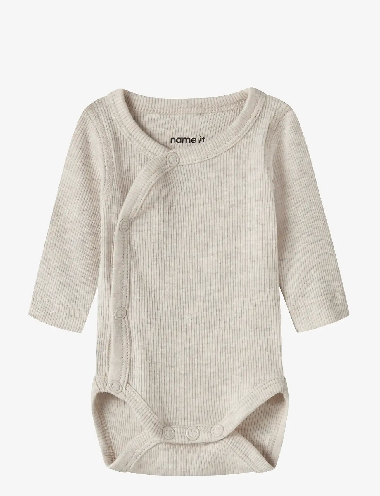 name it - NBNWILKAB LS WRAP BODY - peyote melange - 0