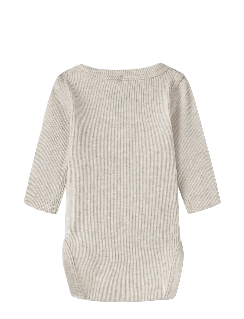 name it - NBNWILKAB LS WRAP BODY - peyote melange - 1