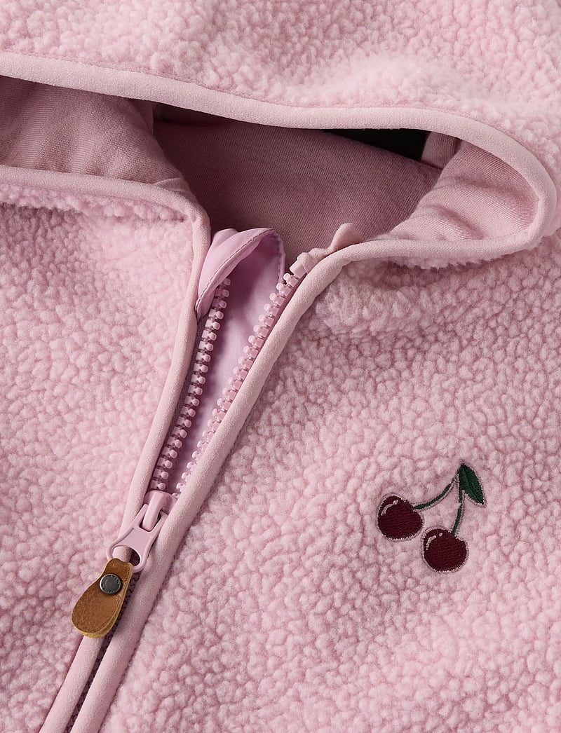 name it - NBFMALL SHERPA SUIT - fleece overalls - keepsake lilac - 3