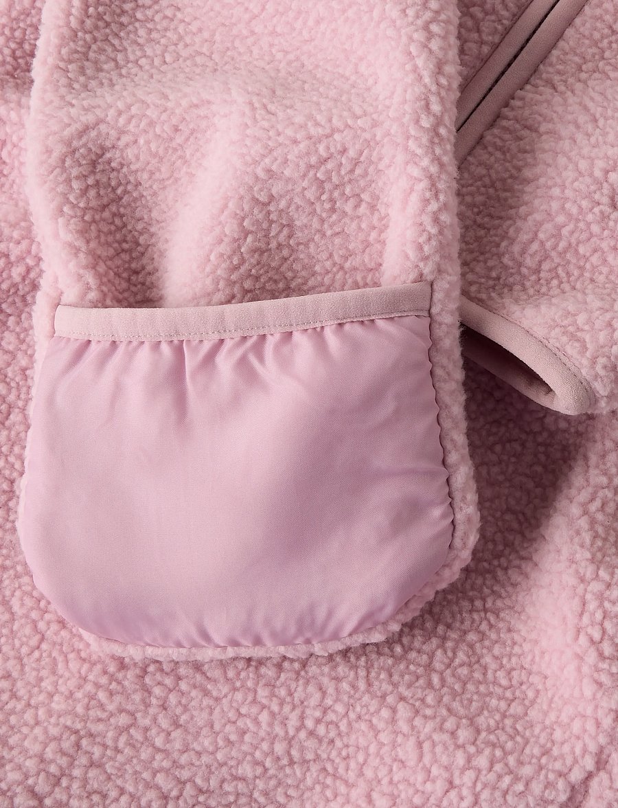 name it - NBFMALL SHERPA SUIT - fleece overalls - keepsake lilac - 4