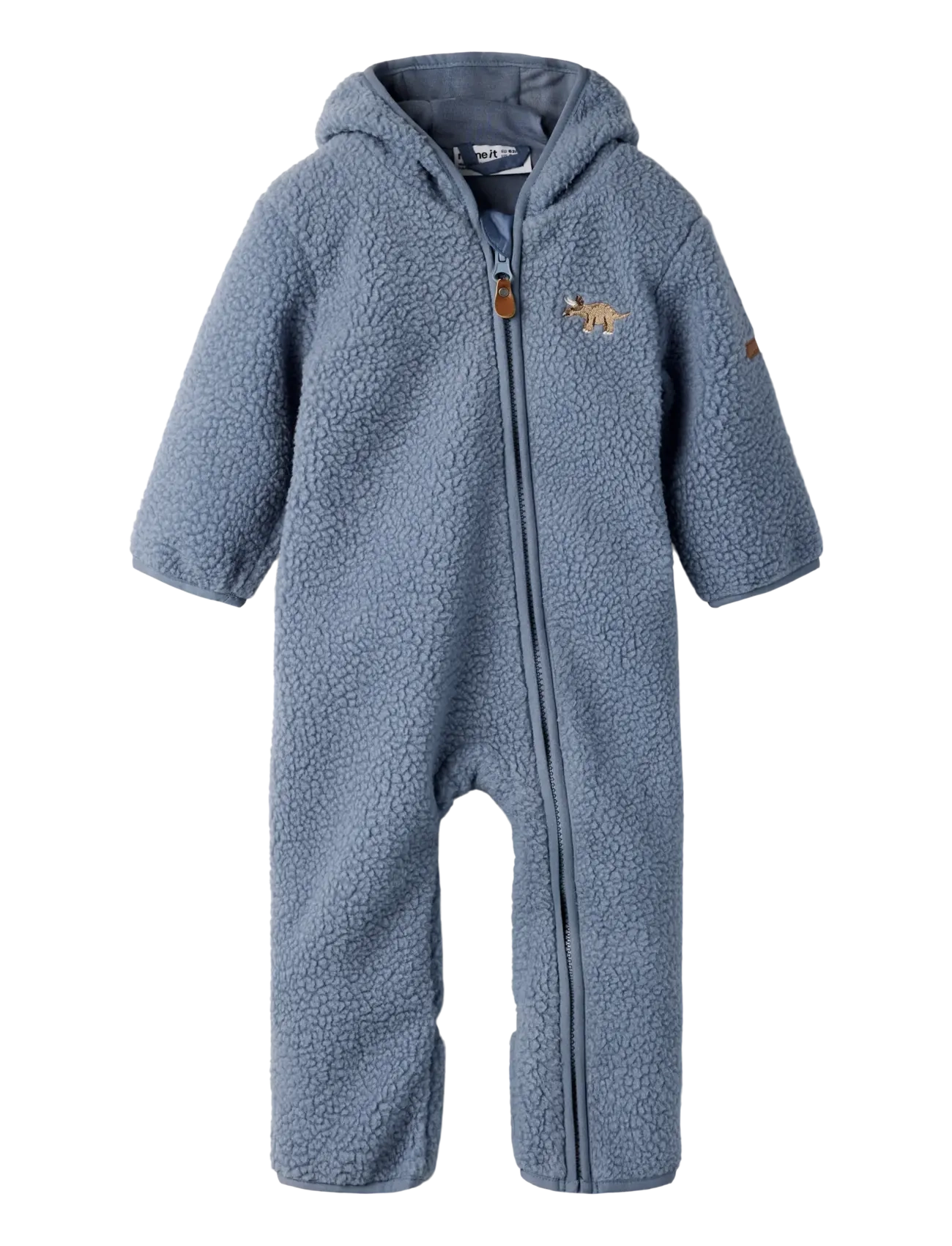 name it NBMMALL SHERPA SUIT - Outerwear - FLINT STONE / blue