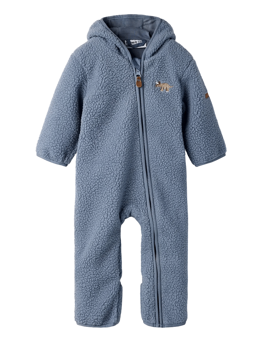 name it - NBMMALL SHERPA SUIT - flīsa apģērbs - flint stone - 1