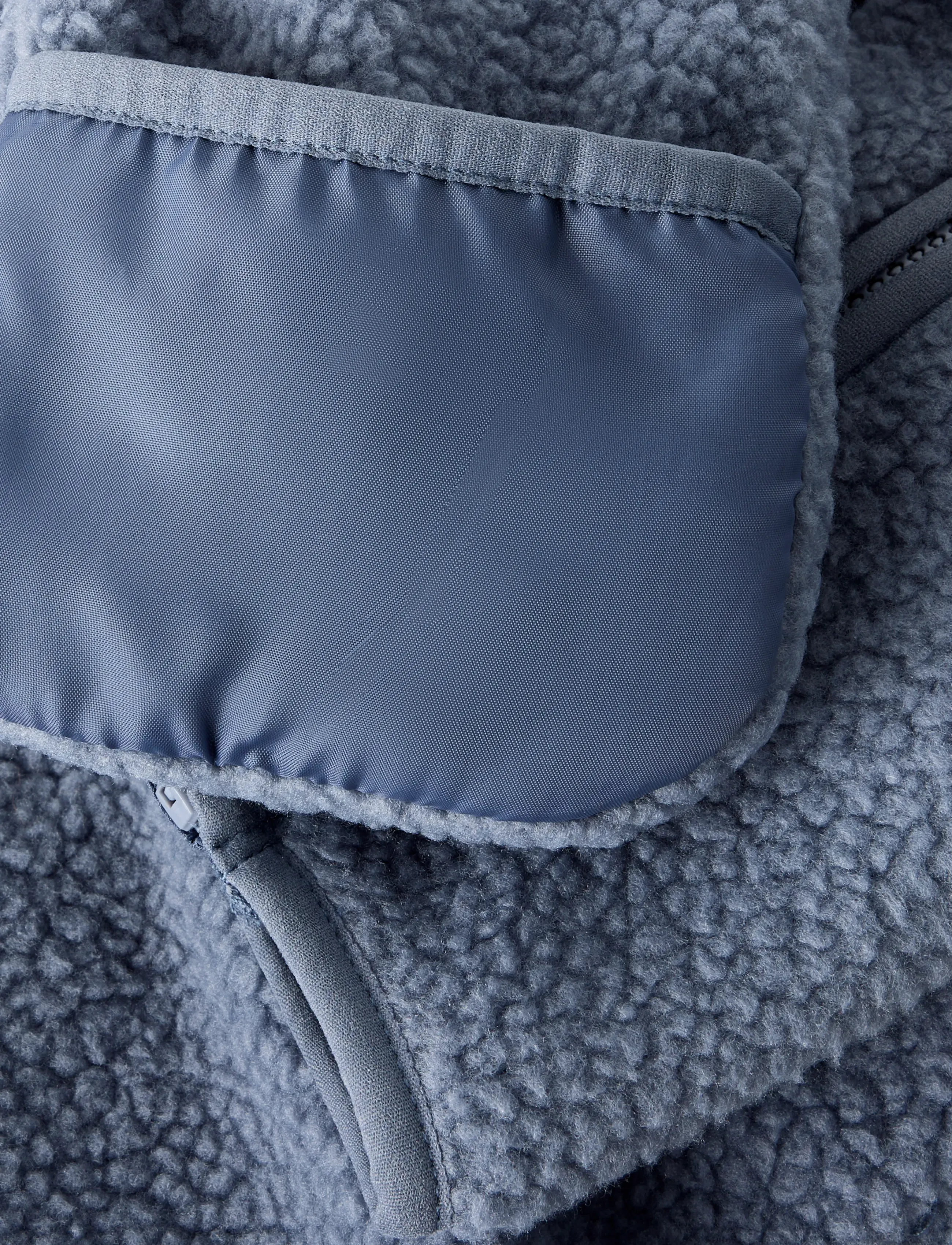 name it - NBMMALL SHERPA SUIT - fleece overalls - flint stone - 4