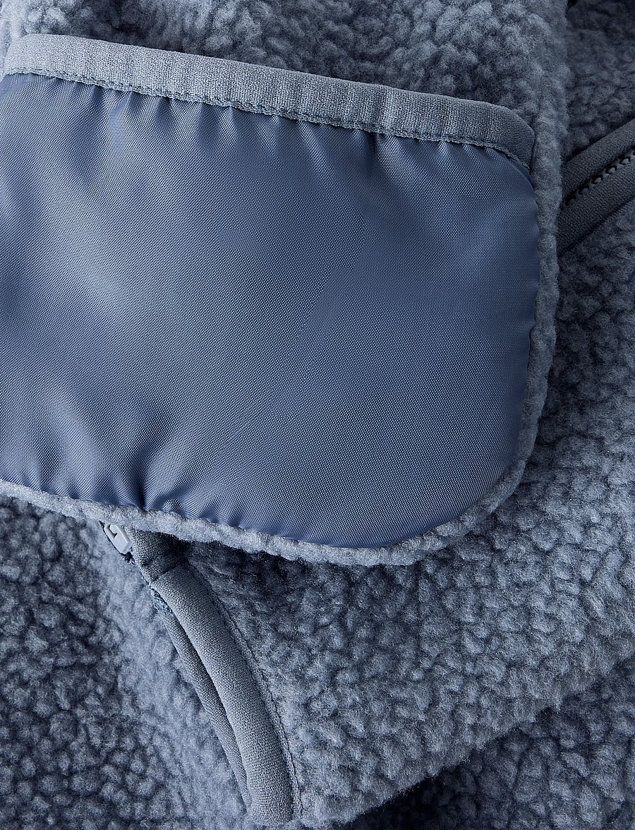 name it - NBMMALL SHERPA SUIT - flīsa apģērbs - flint stone - 4